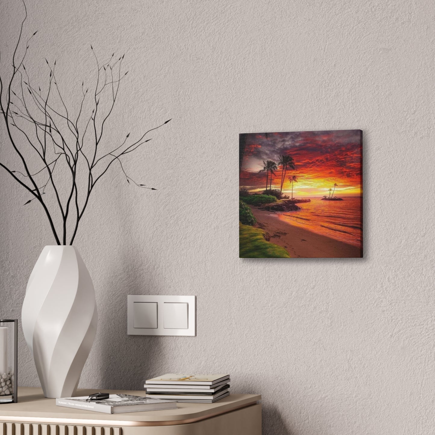 Sunset Island - Canvas Stretched, 0.75"