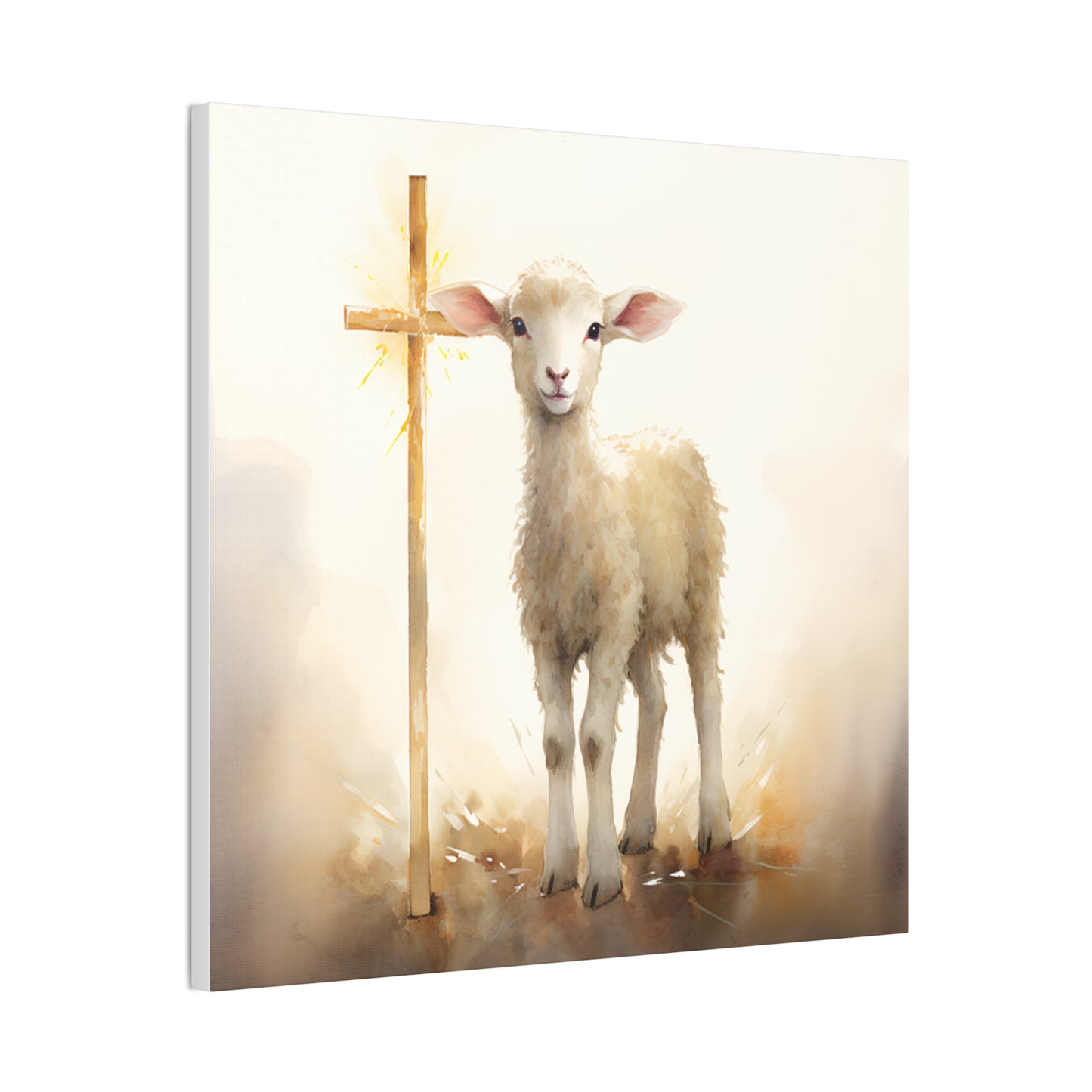 The Lamb - Canvas Stretched, 0.75" - Easter