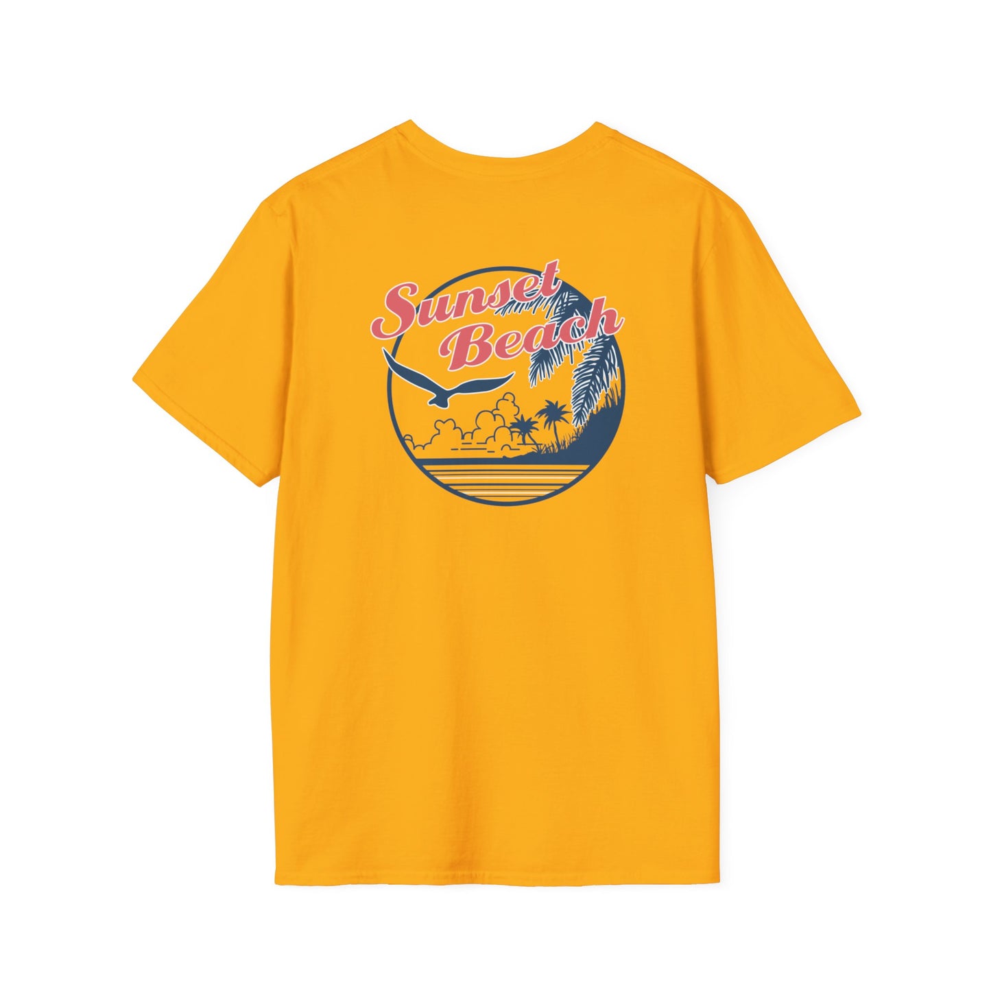 Sunset Beach - Unisex Softstyle T-Shirts