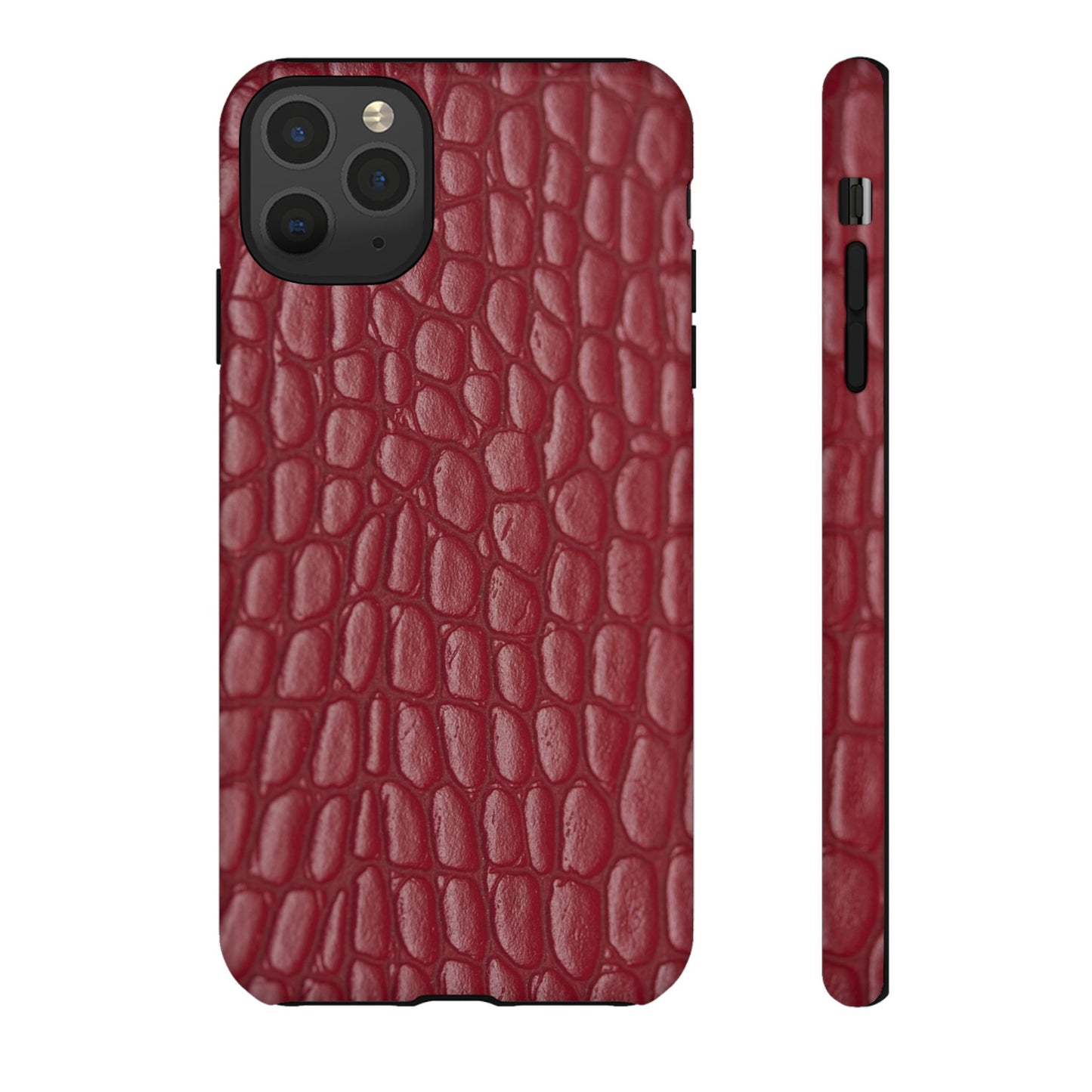 Red Leather - Tough Cases - Whimsical Phone Cases