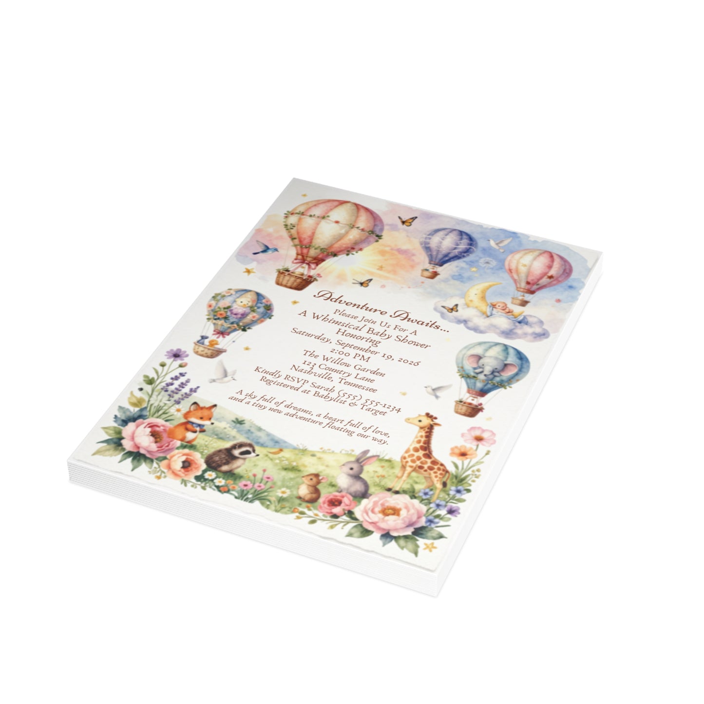 Happy Balloons - Postcard Bundles (envelopes included)