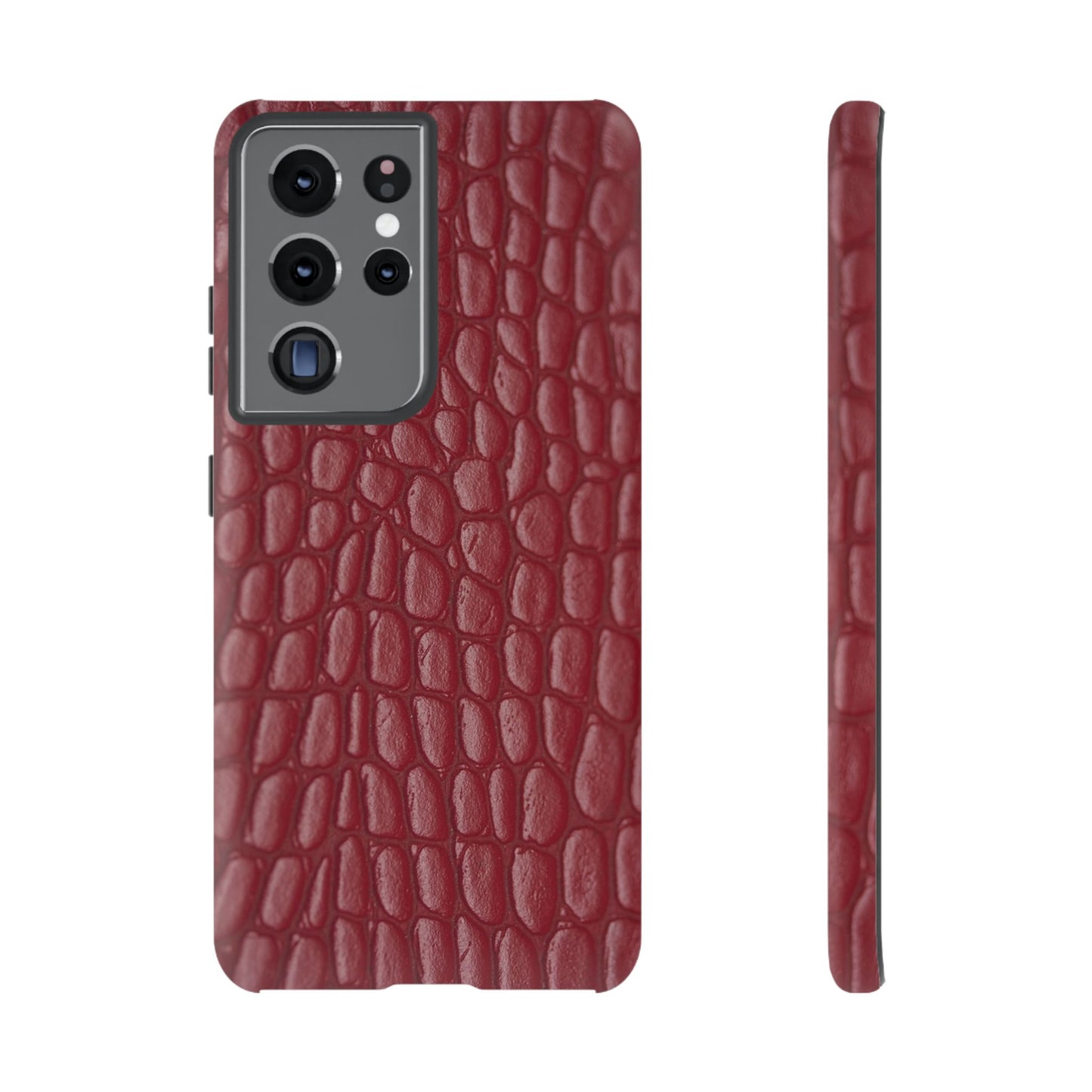 Red Leather - Tough Cases - Whimsical Phone Cases