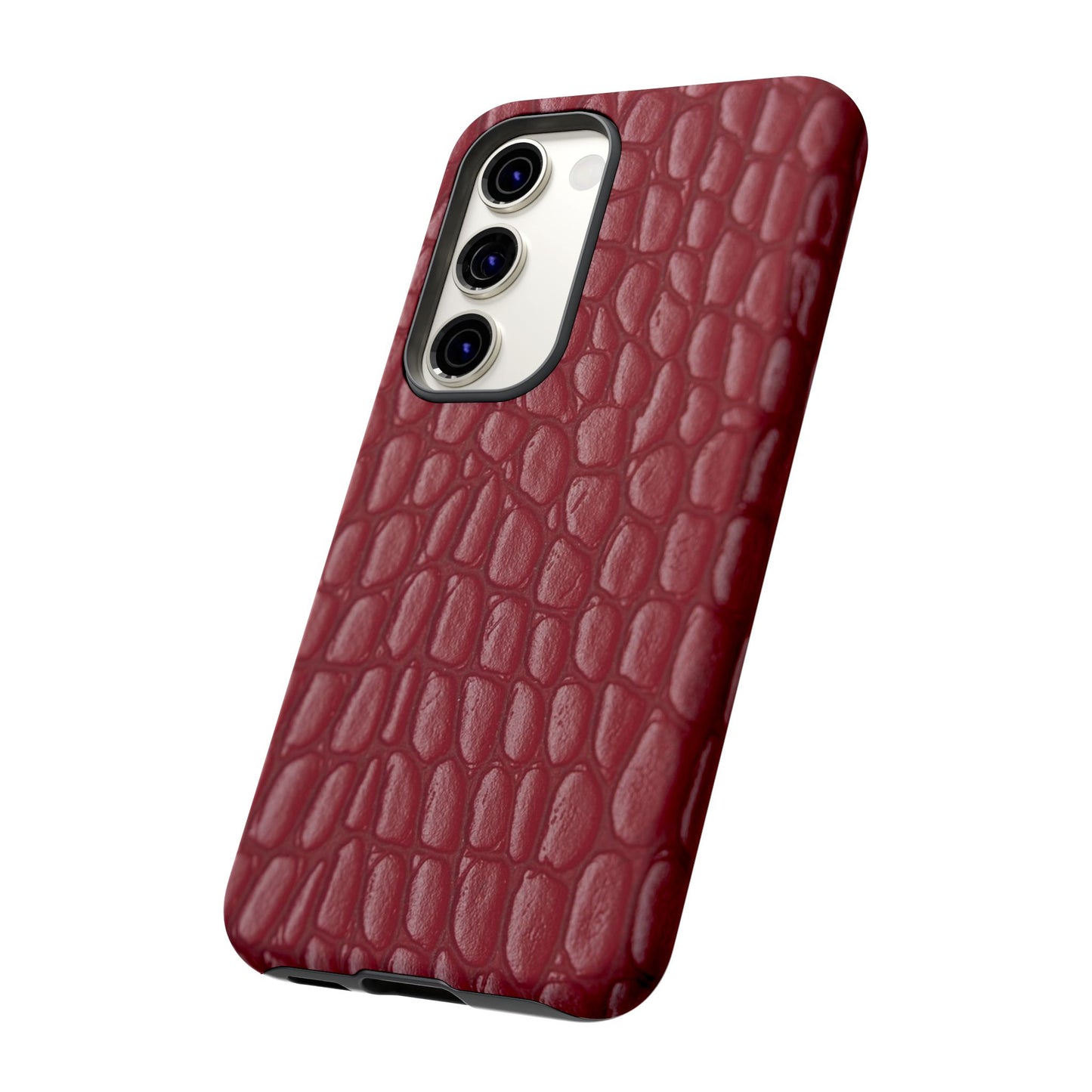 Red Leather - Tough Cases - Whimsical Phone Cases