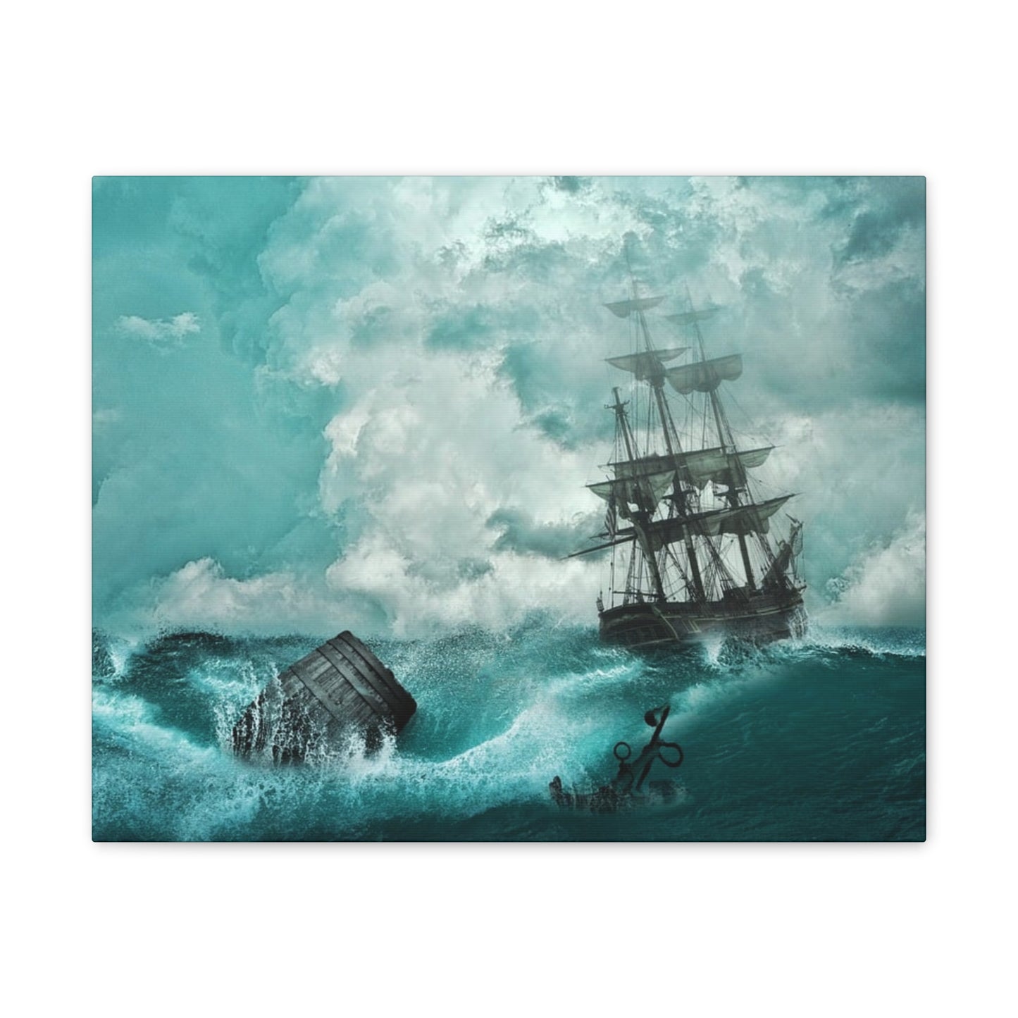 At Sea - Canvas Stretched, 0.75"