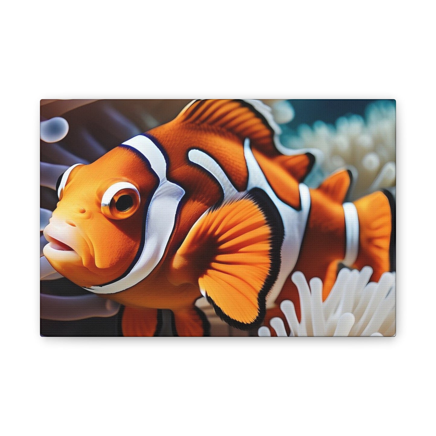 Clown Fish - Canvas Stretched, 0.75"