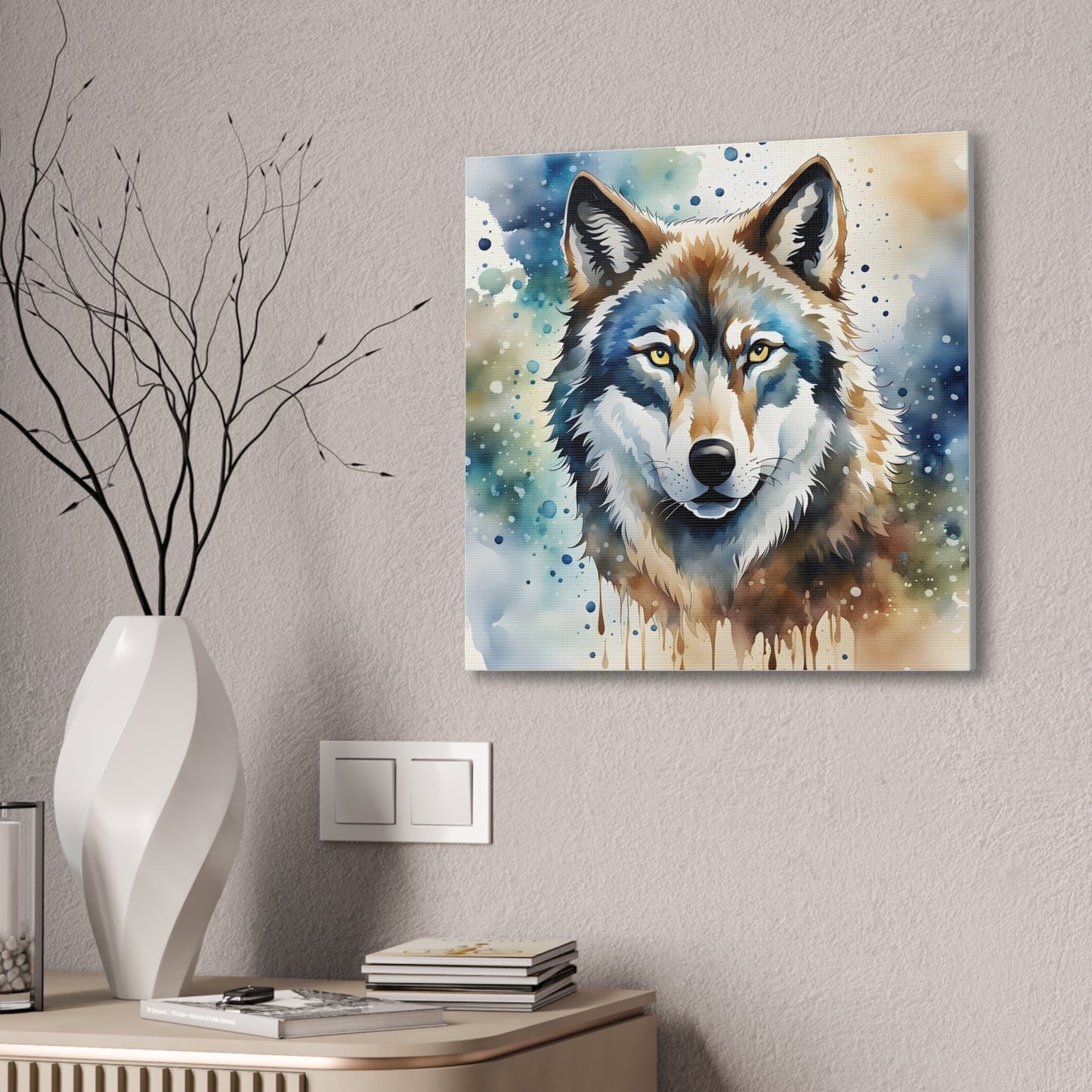 Wolf - Canvas Stretched, 0.75"