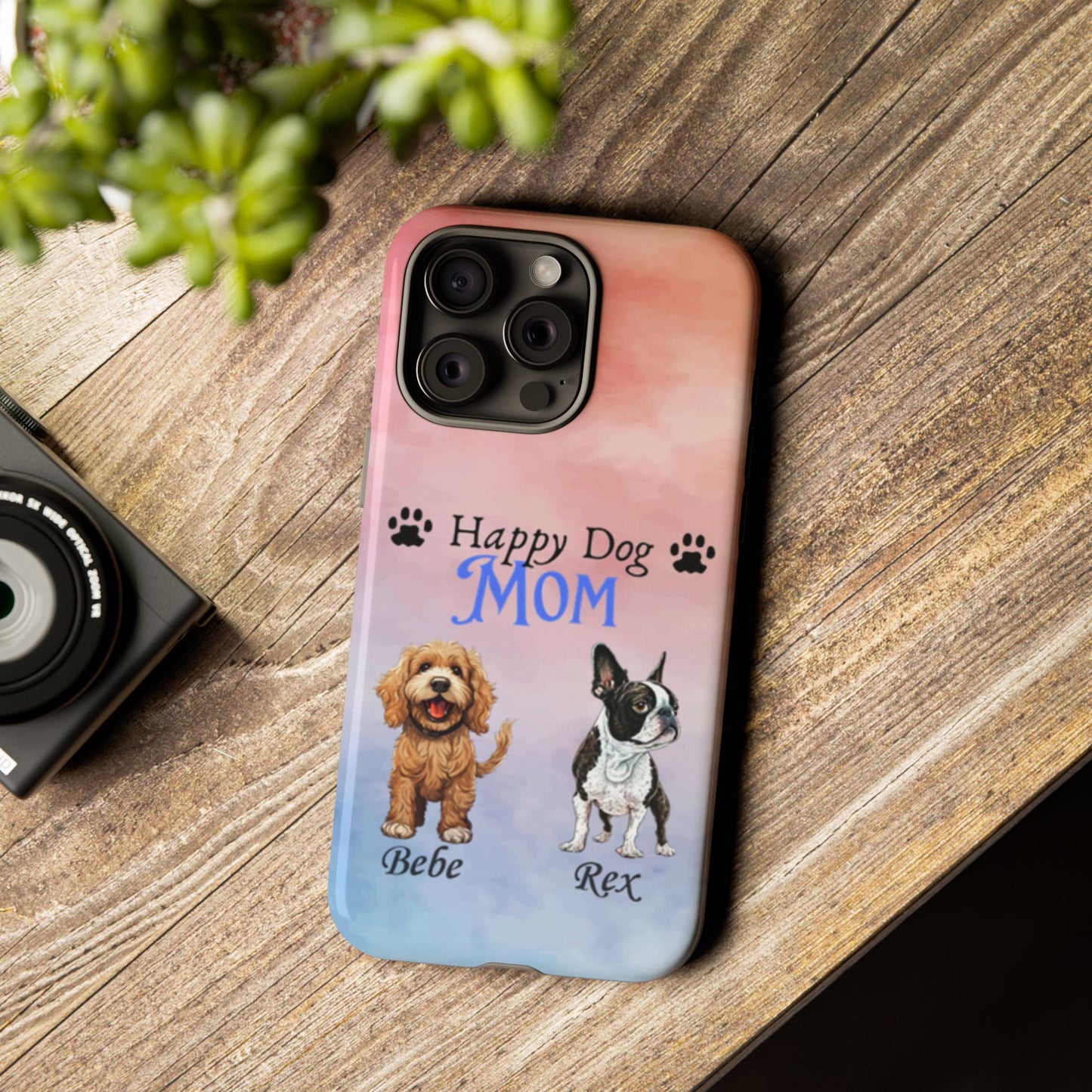 Dog Mom - Personalized - Whimsical Phone Cases - Mother's Day