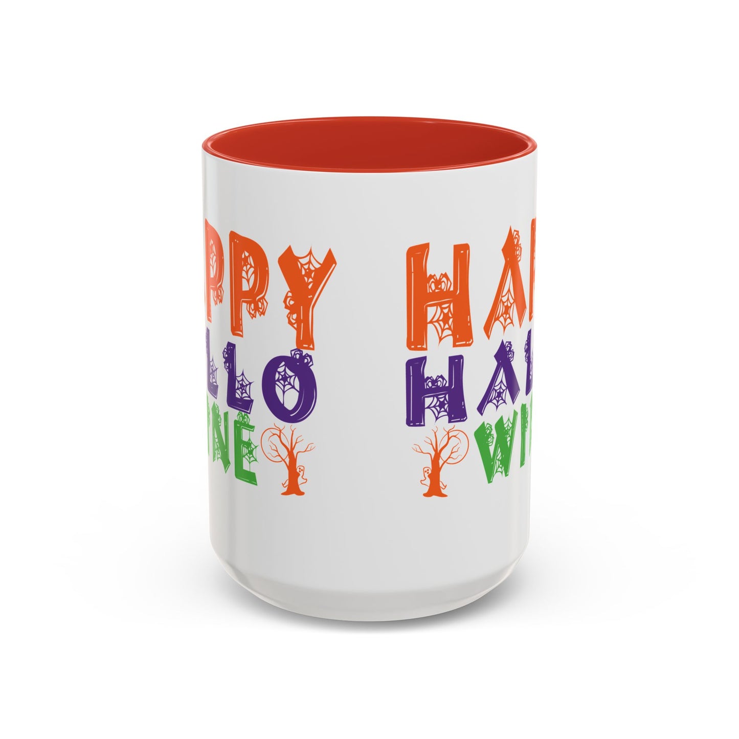 Happy Hallo Wine -Accent Coffee Mug (11, 15oz) - Halloween