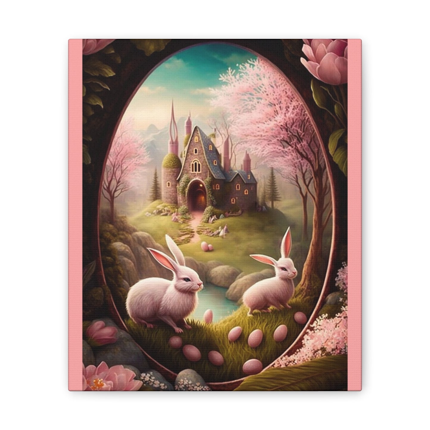 Bunnies 2 - Canvas Stretched, 0.75" - Easter