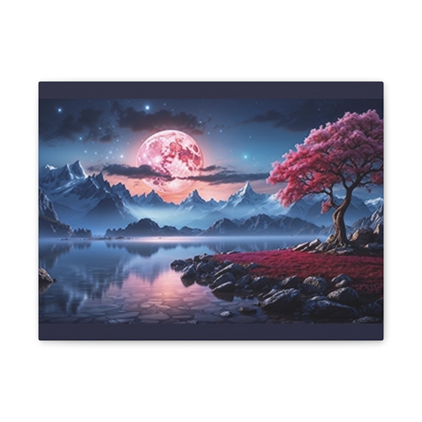 Moon Scape - Canvas Stretched, 0.75"