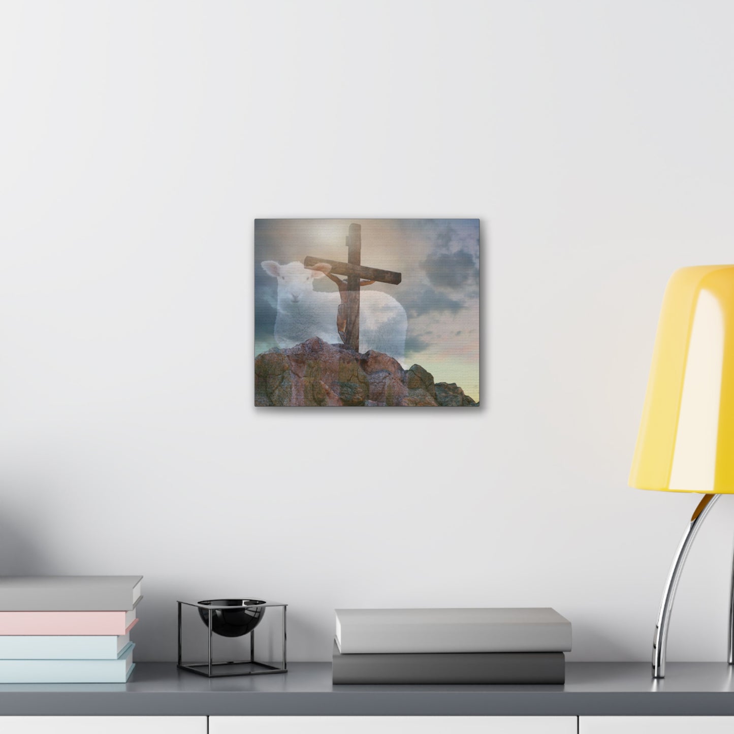 The Lamb of God - Canvas Stretched, 0.75" - Easter - Mother's Day - Father's Day