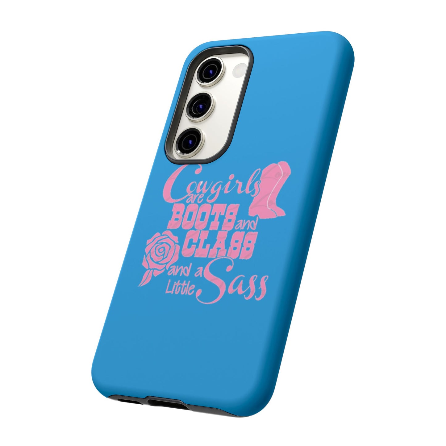 CowGirls are Boots -Tough Whimsical Phone Cases