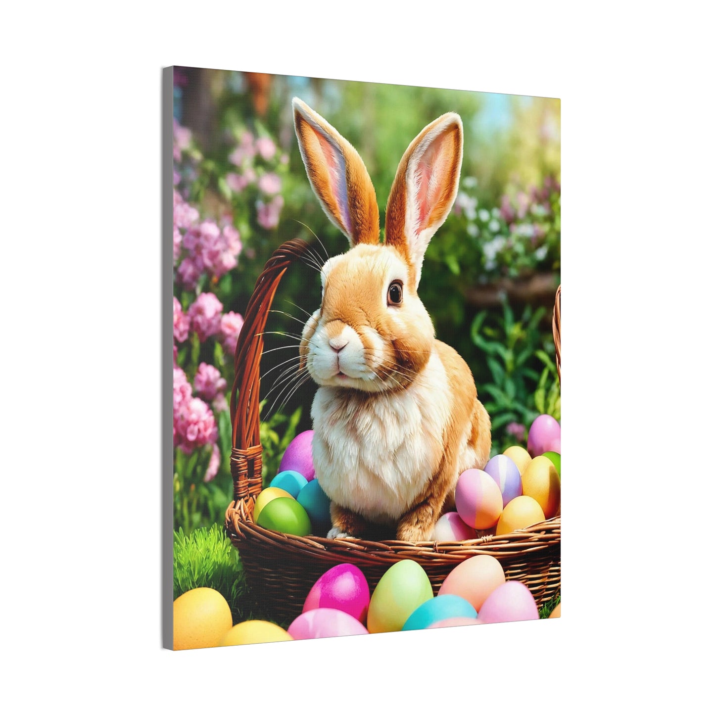 Easter Bunny - Canvas Stretched, 0.75" - 2026 Wall Art - Holidays