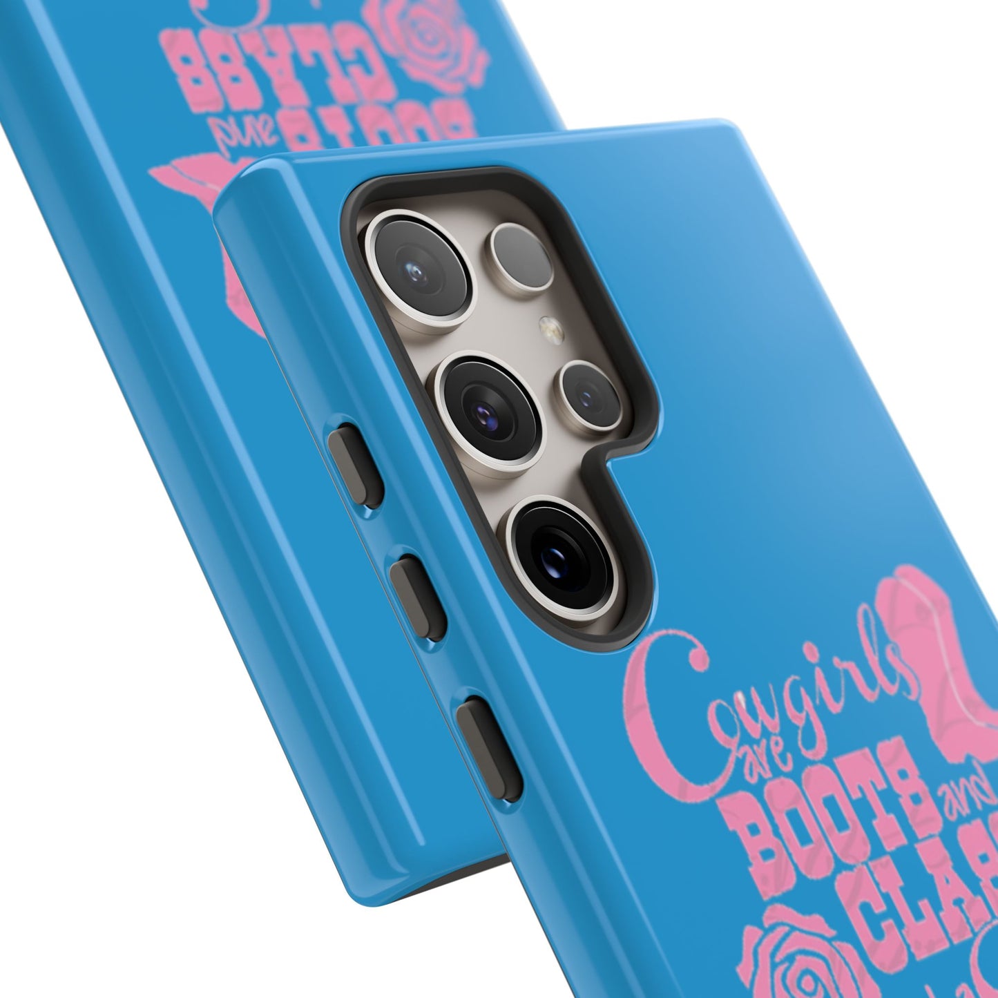 CowGirls are Boots -Tough Whimsical Phone Cases