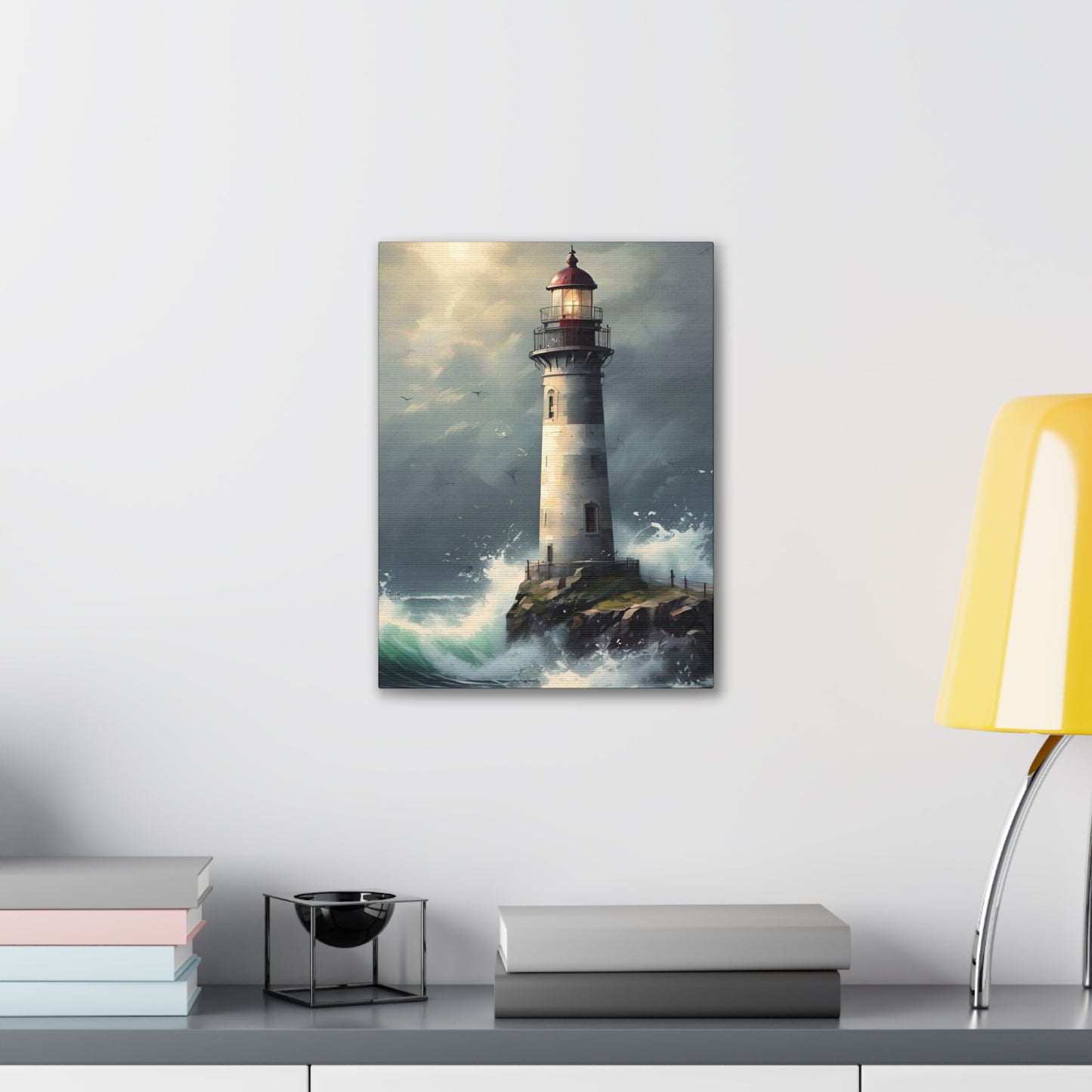 Light House - Canvas Stretched, 0.75"