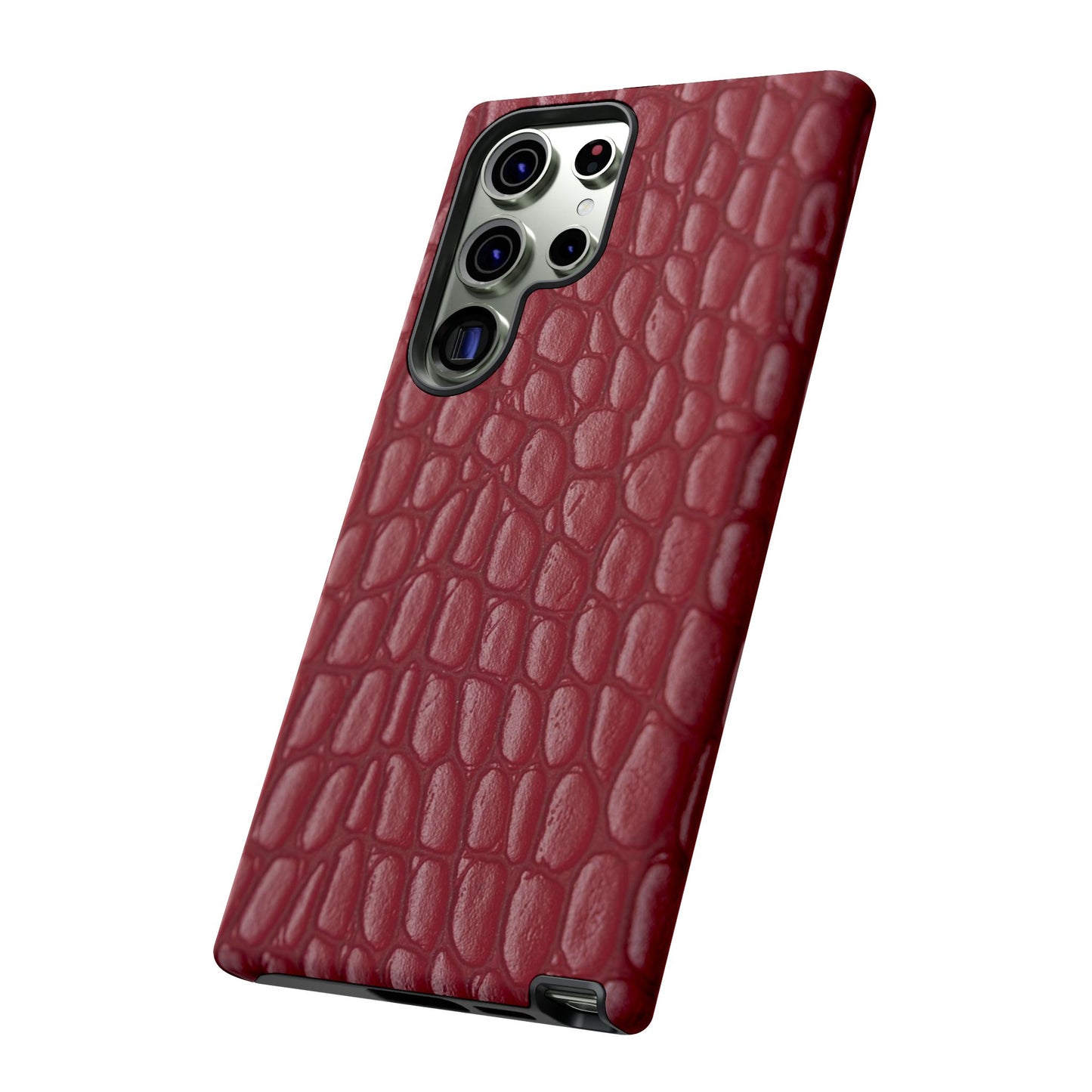 Red Leather - Tough Cases - Whimsical Phone Cases