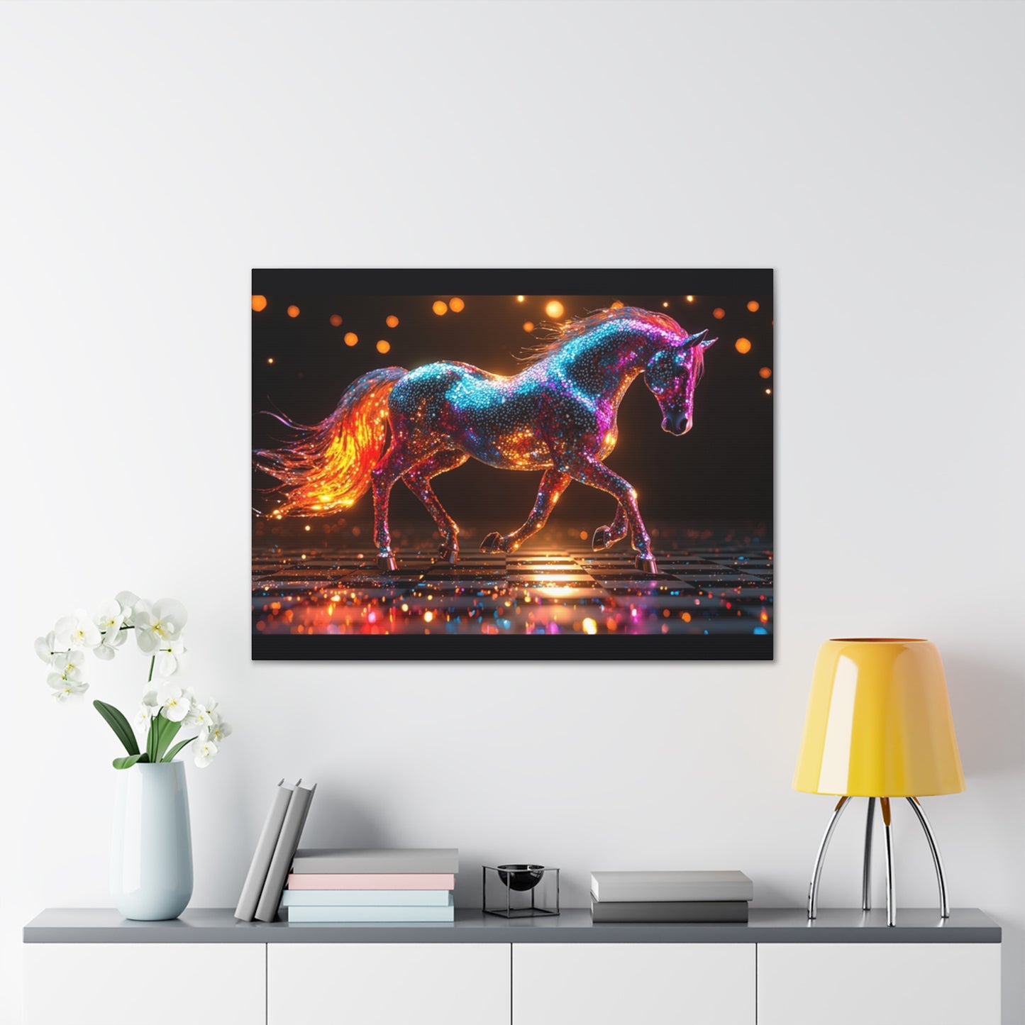 Bling Stallion - Canvas Stretched, 0.75"