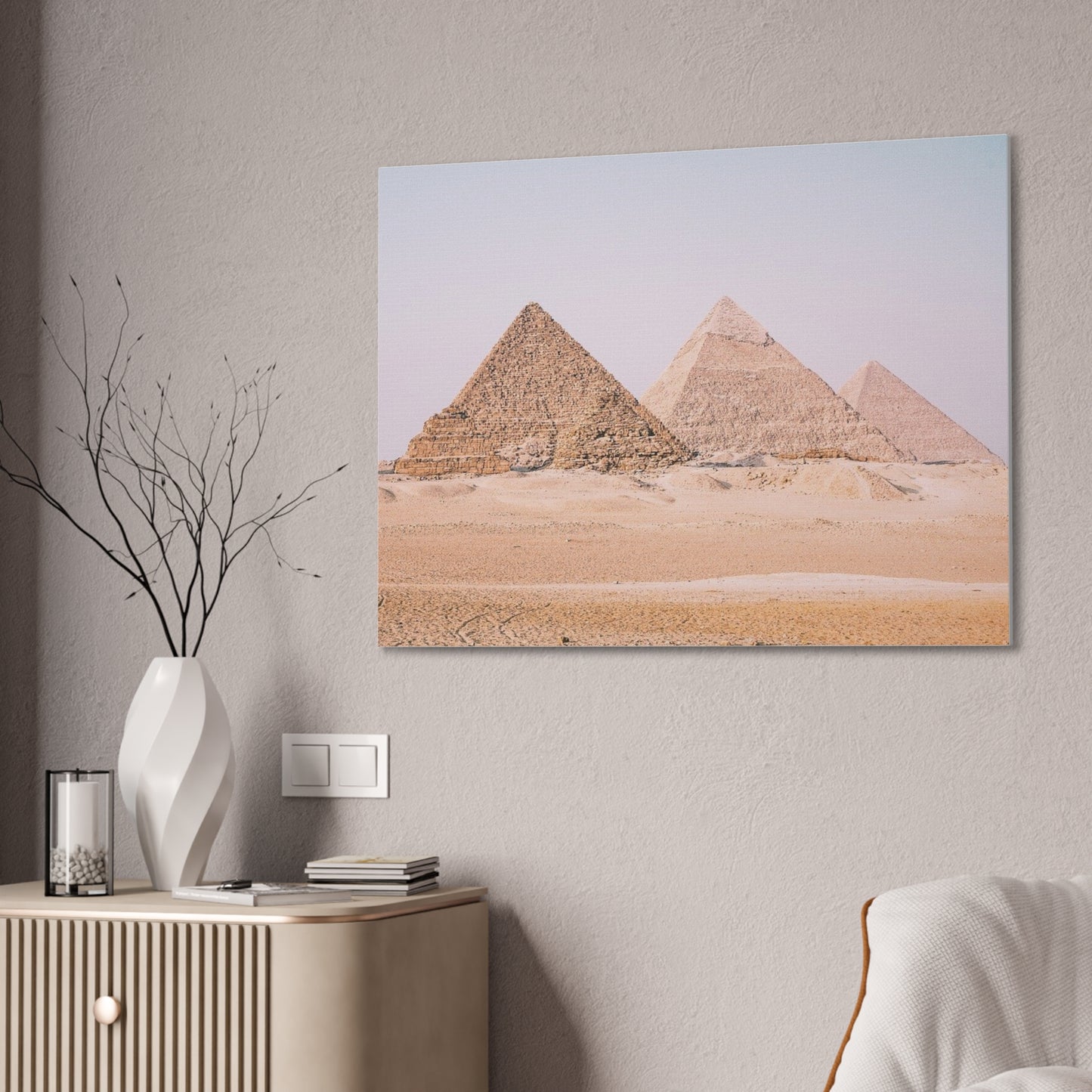 Pyramids - Canvas Stretched, 0.75"