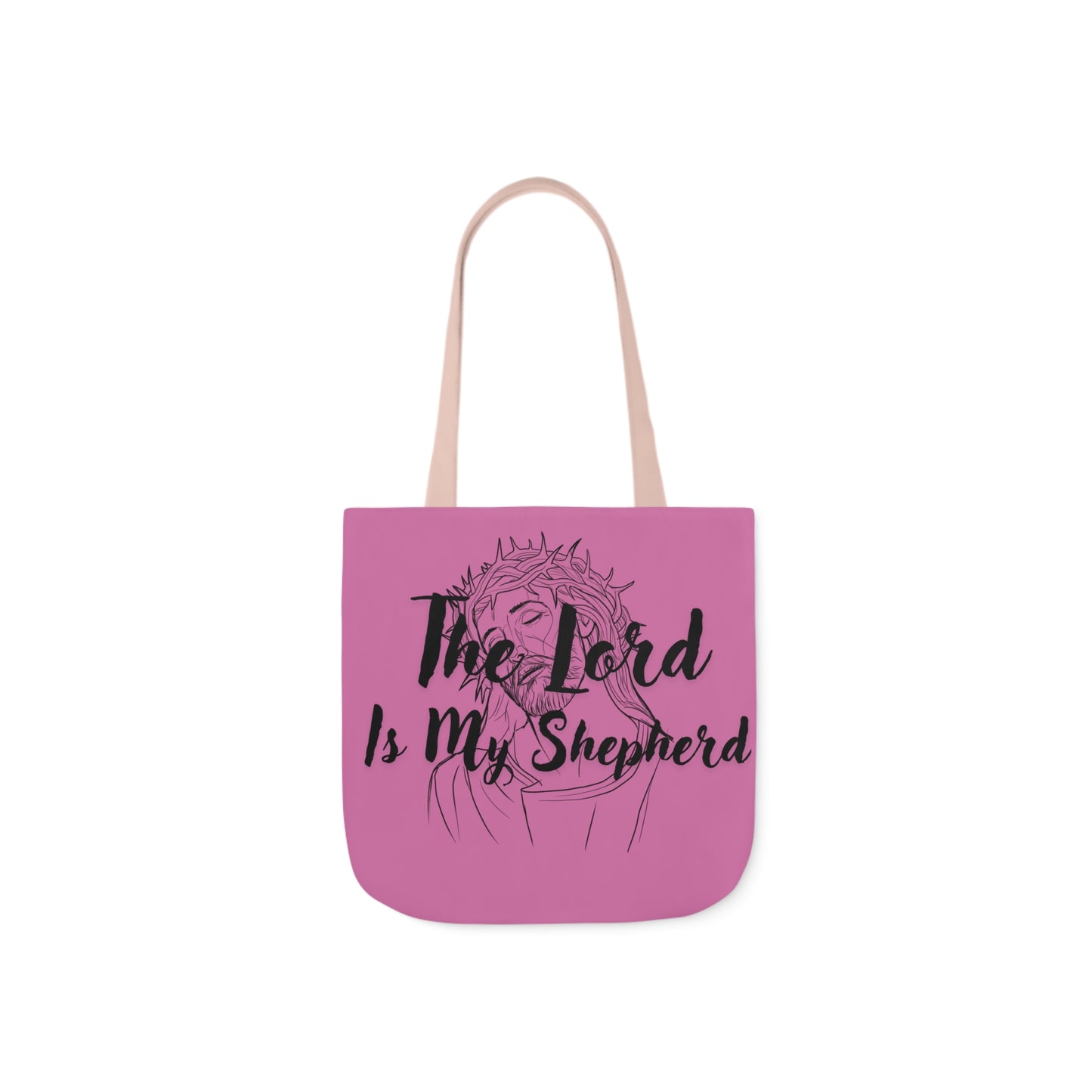 The Lord is My Shepherd - Canvas Tote Bag, 5-Color Straps - Religious