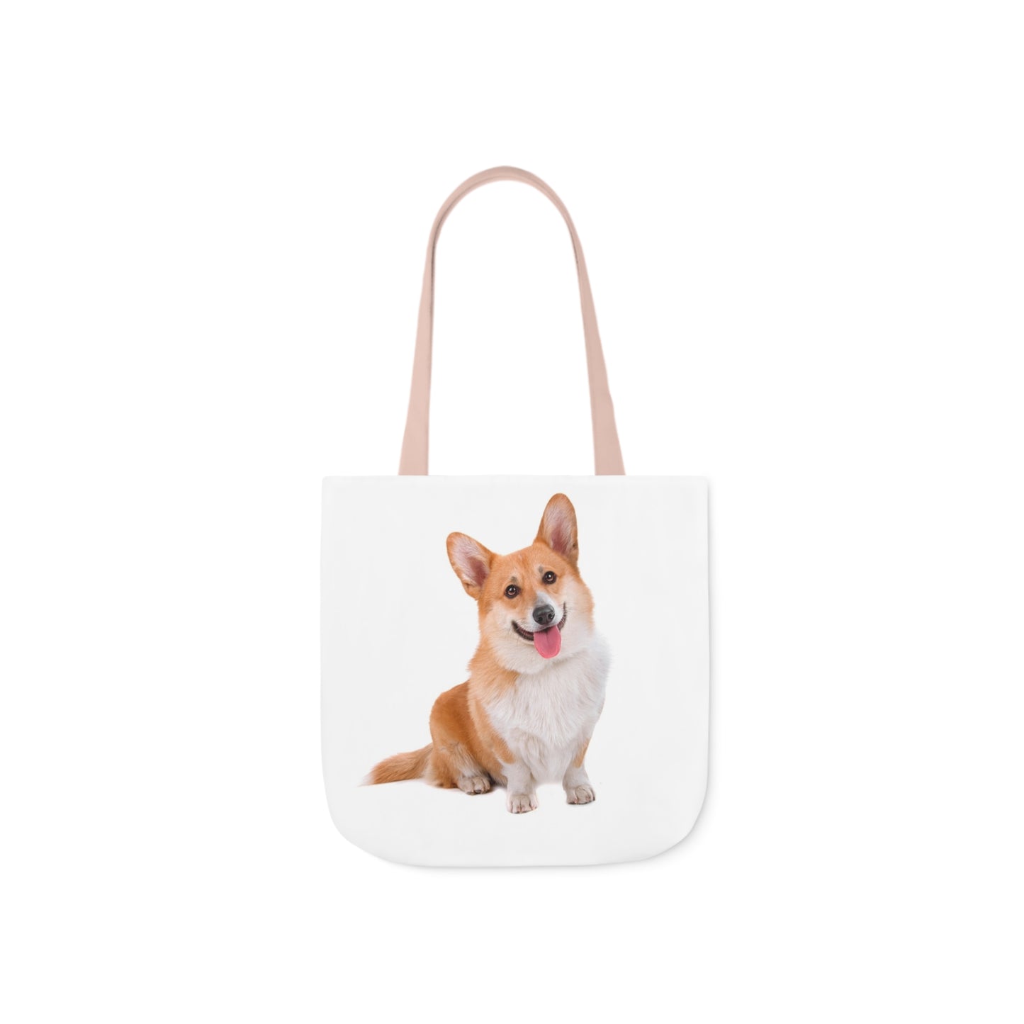 Corgi 1 - Canvas Tote Bag, 5-Color Straps