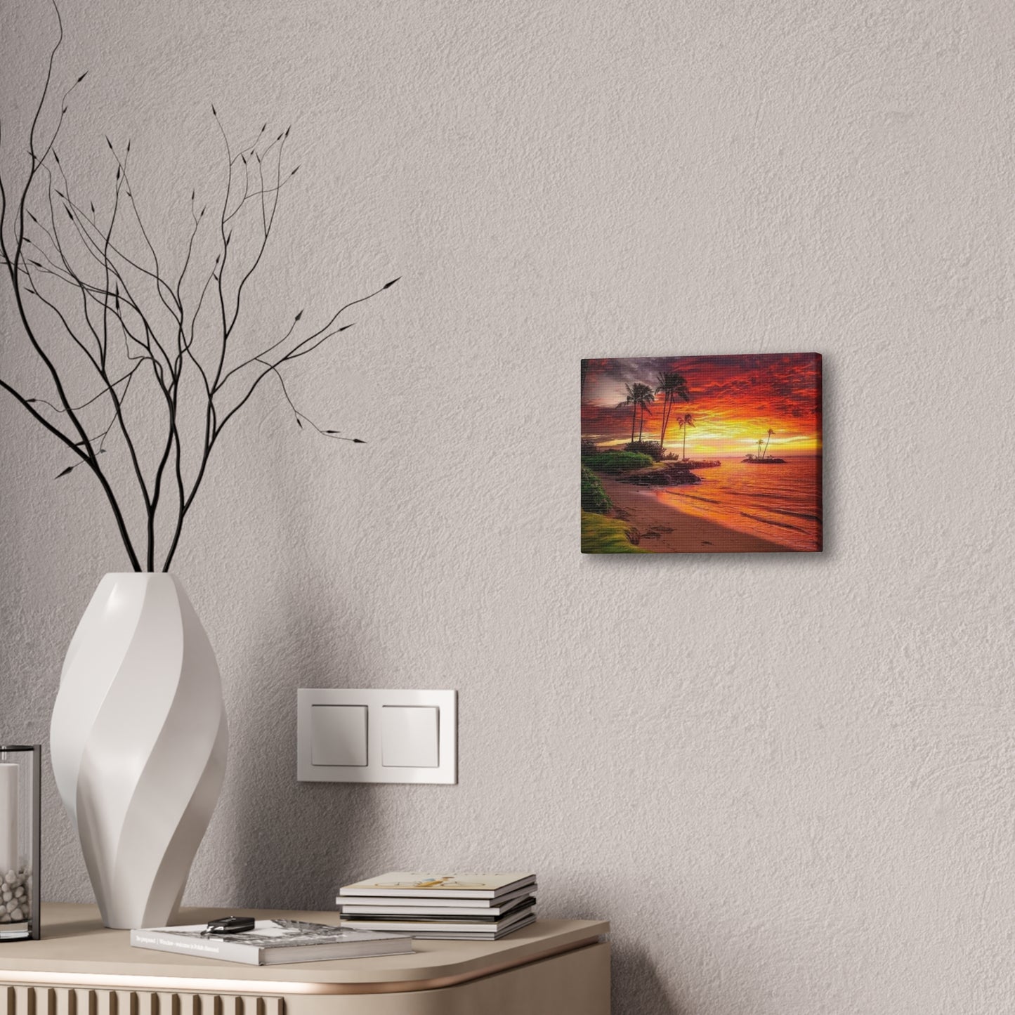 Sunset Island - Canvas Stretched, 0.75"