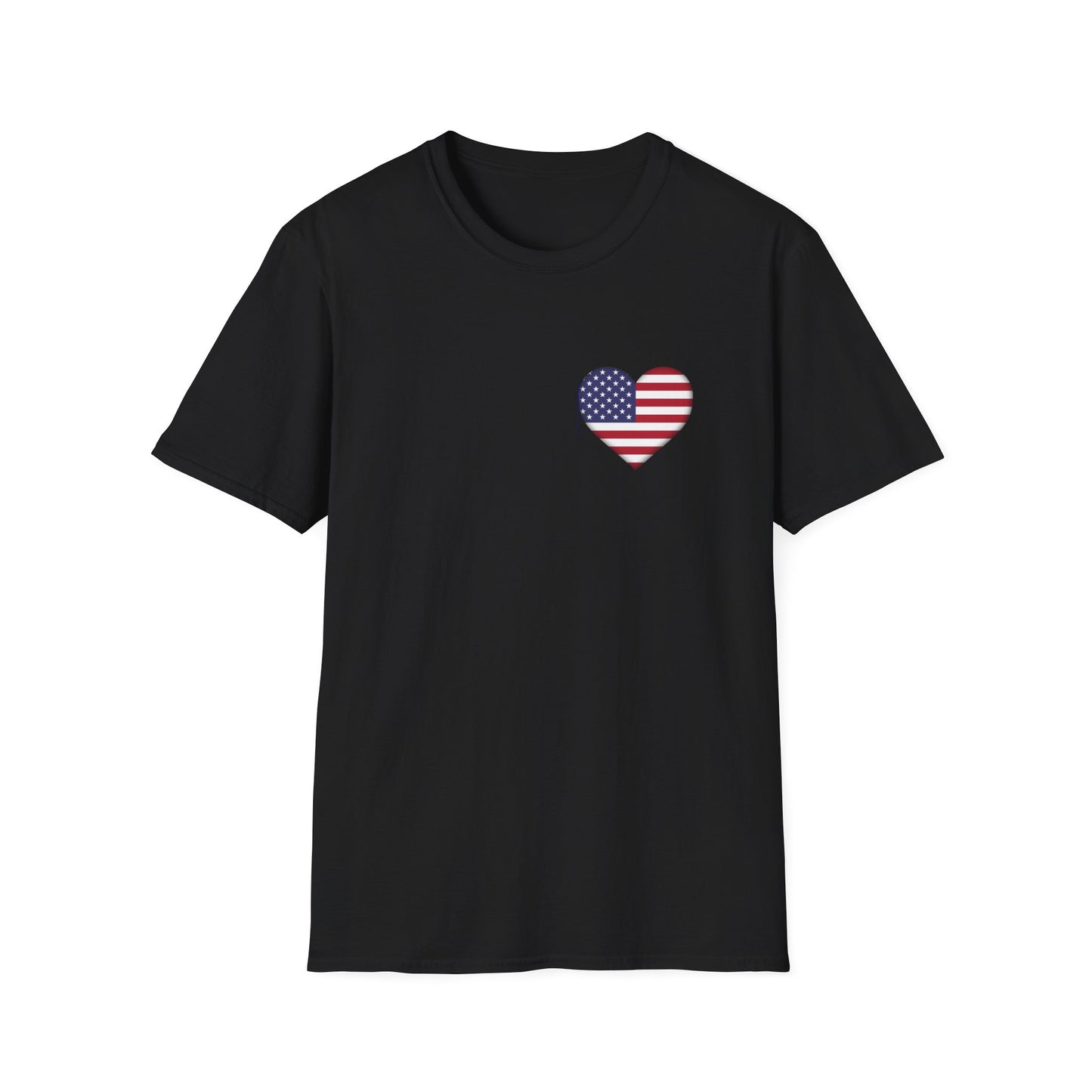 Heart Flag - Unisex Softstyle T-Shirt