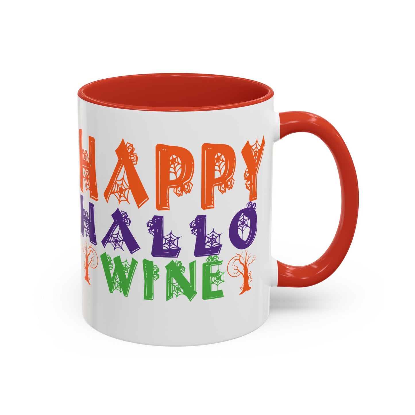 Happy Hallo Wine -Accent Coffee Mug (11, 15oz) - Halloween