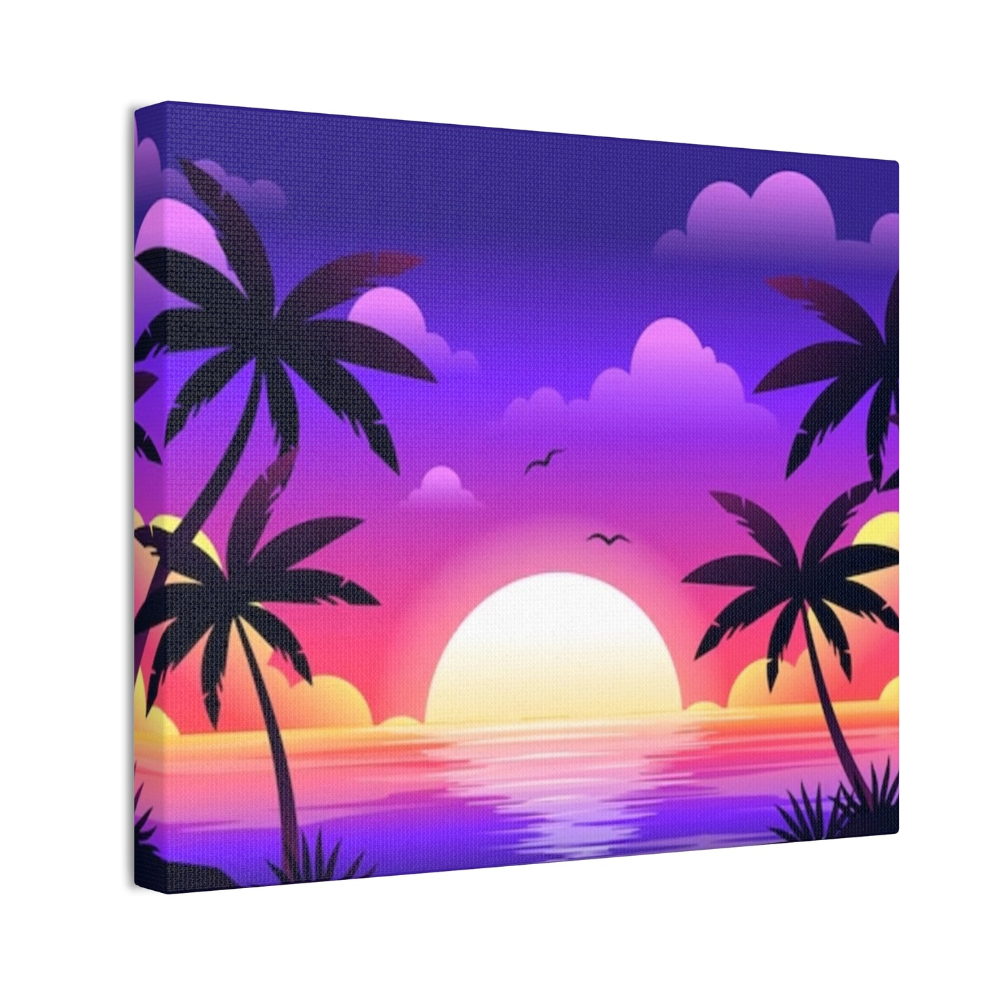 Island Sunset - Canvas Stretched, 0.75"