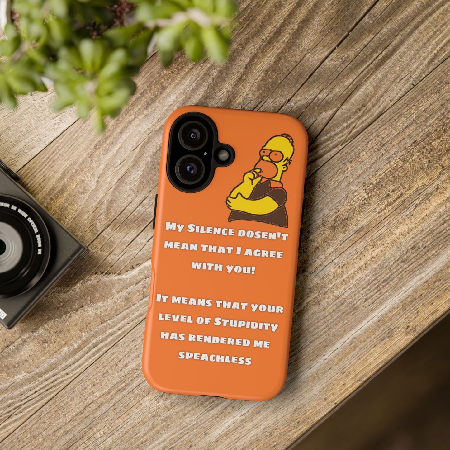 My Silence - Tough Cases - Whimsical Phone Cases