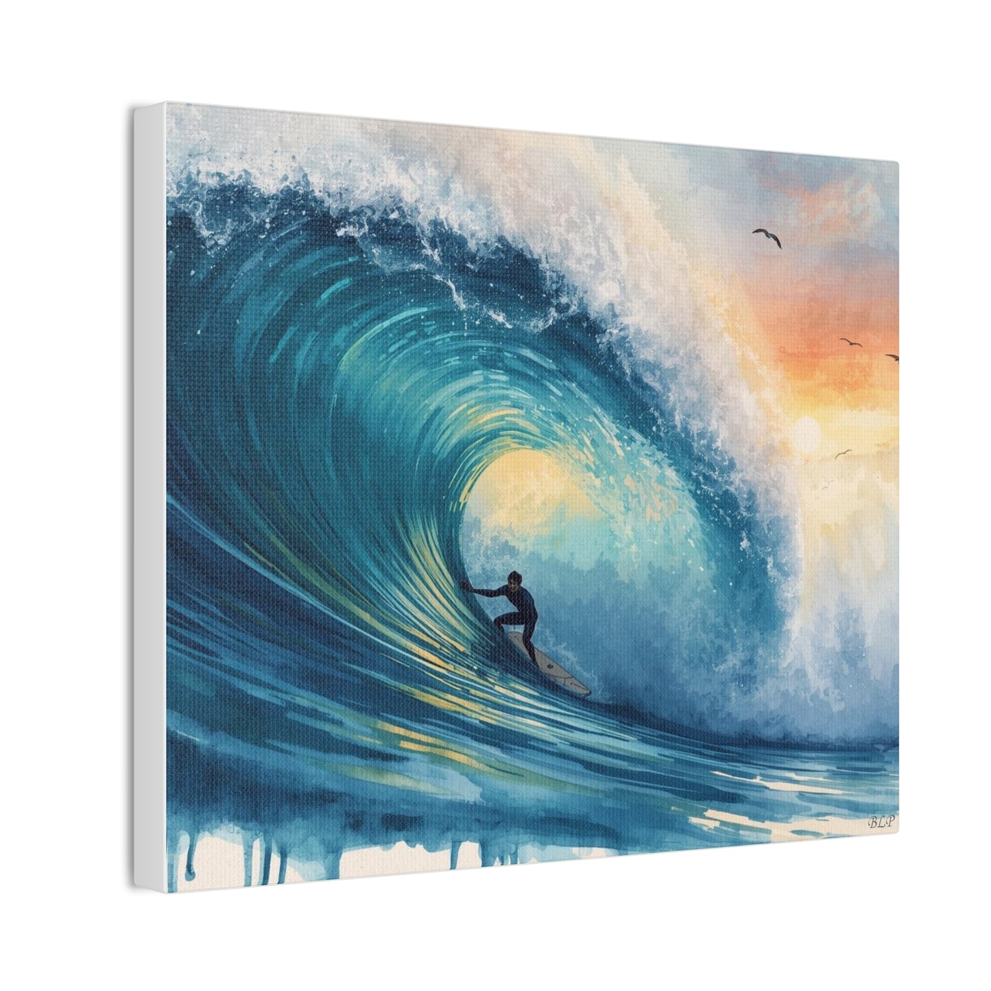 The Curl - Canvas Stretched, 0.75" - Wall Art 2026 - Sports