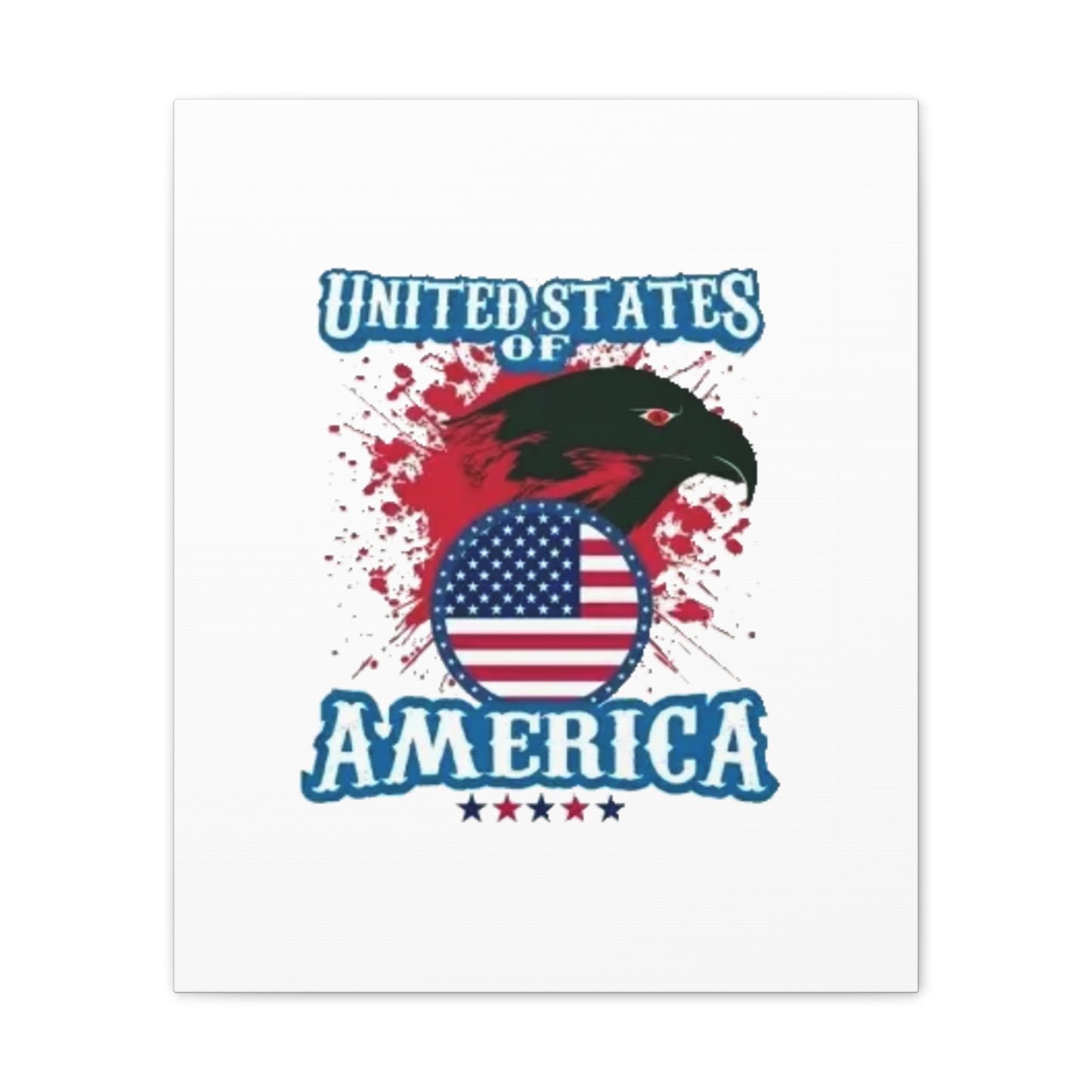 United States of America - Canvas Stretched, 0.75"