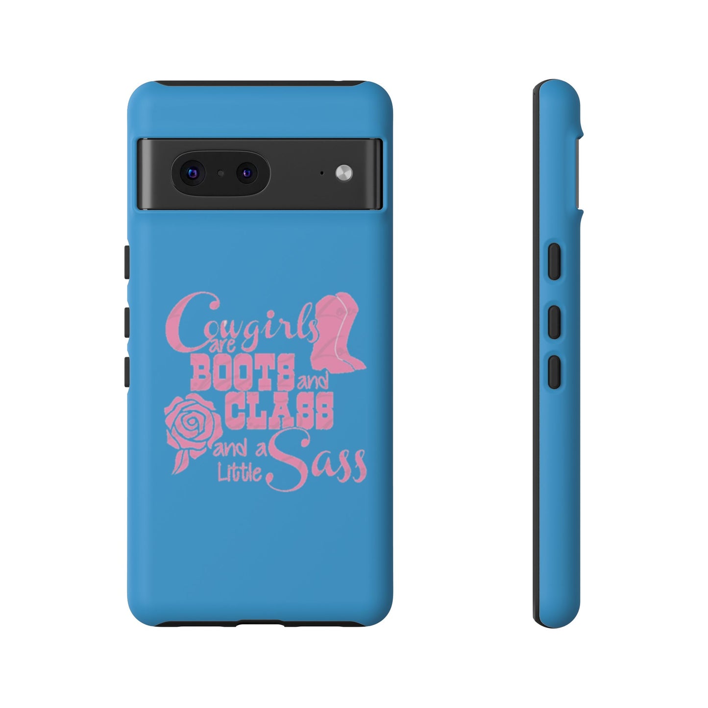 CowGirls are Boots -Tough Whimsical Phone Cases