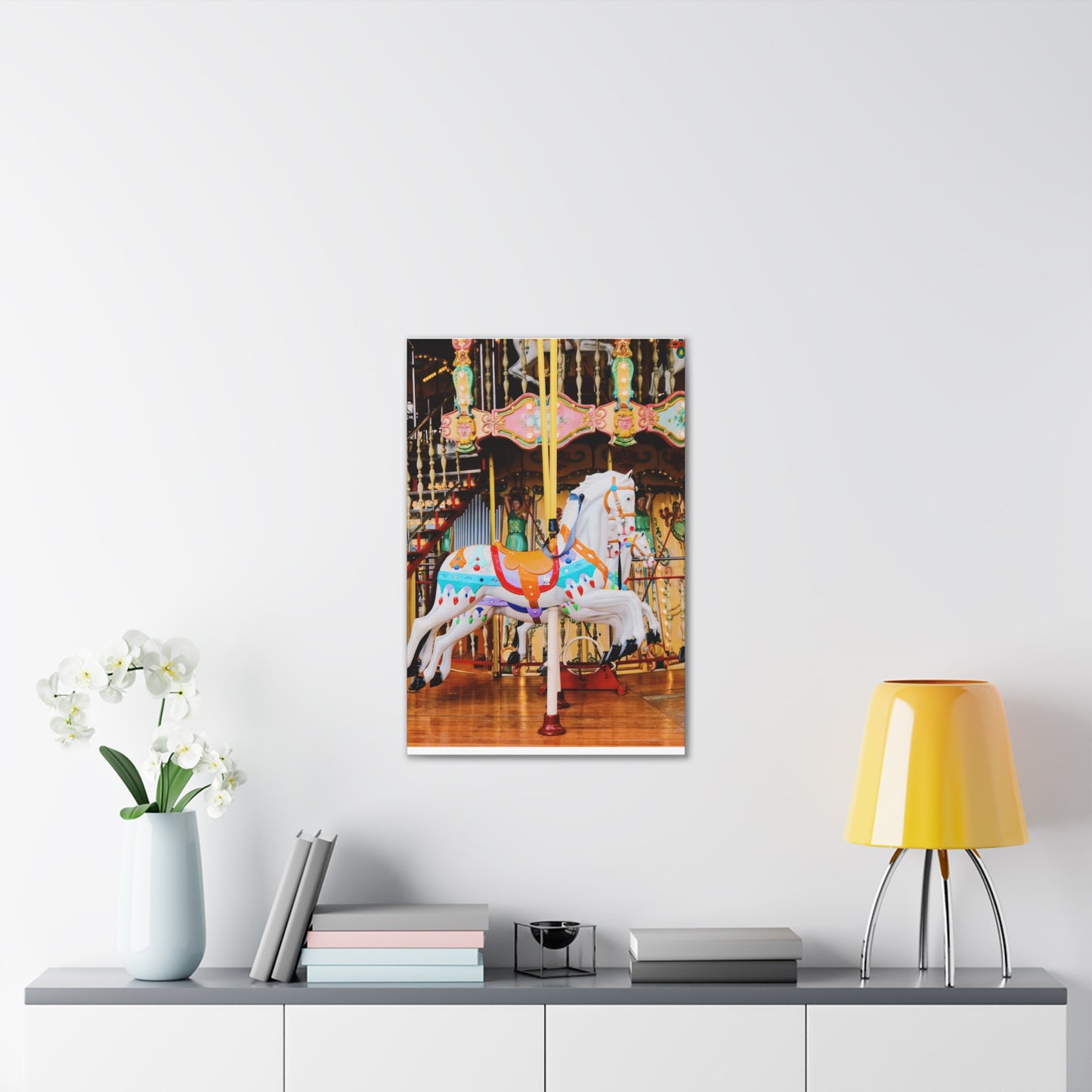 Carousel Horses - Canvas Stretched, 0.75"