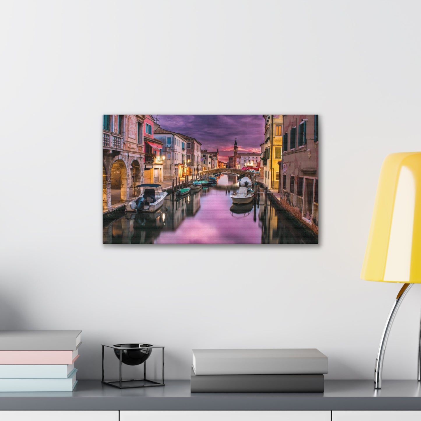 Venice Canal - Canvas Stretched, 0.75"