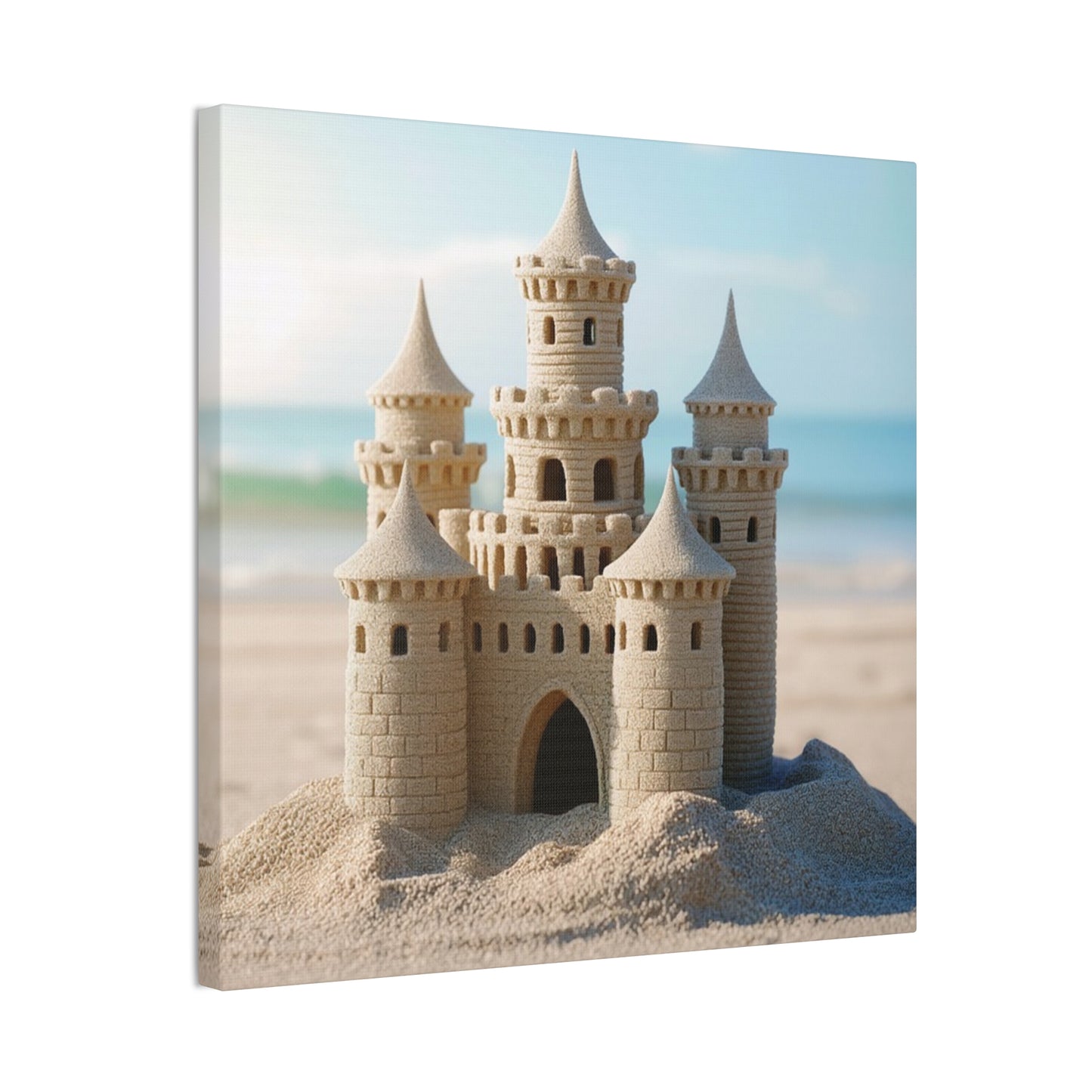 Sand Castle - Canvas Stretched, 0.75"