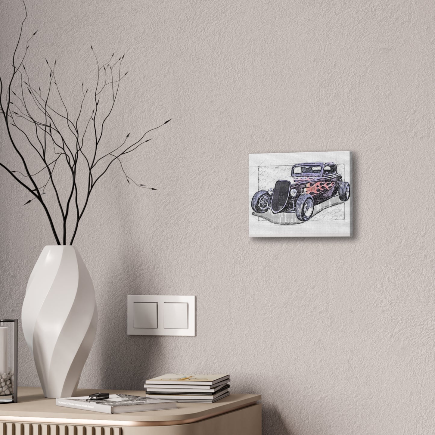 Hot Rod 1 - Canvas Stretched, 0.75" - Father's Day