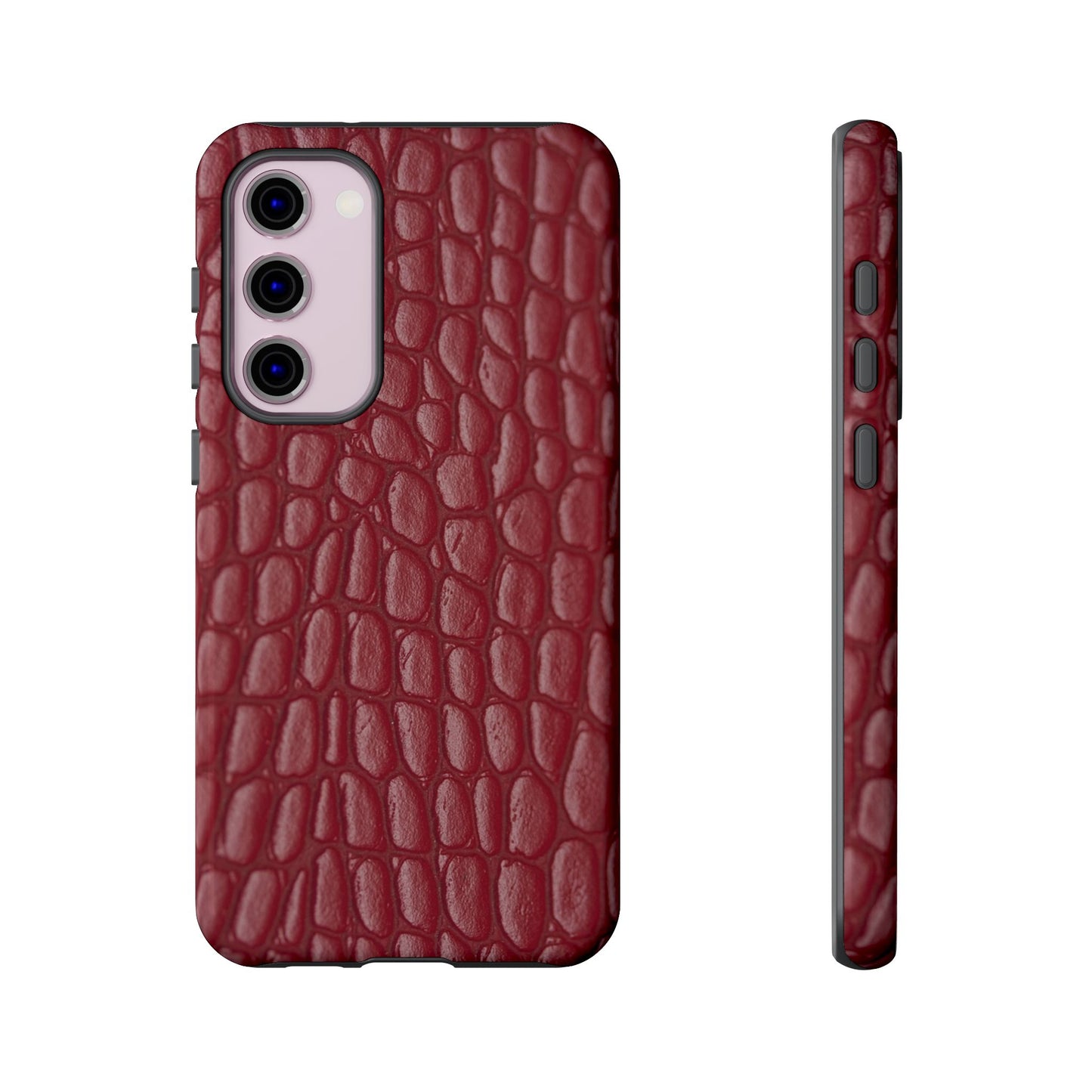 Red Leather - Tough Cases - Whimsical Phone Cases