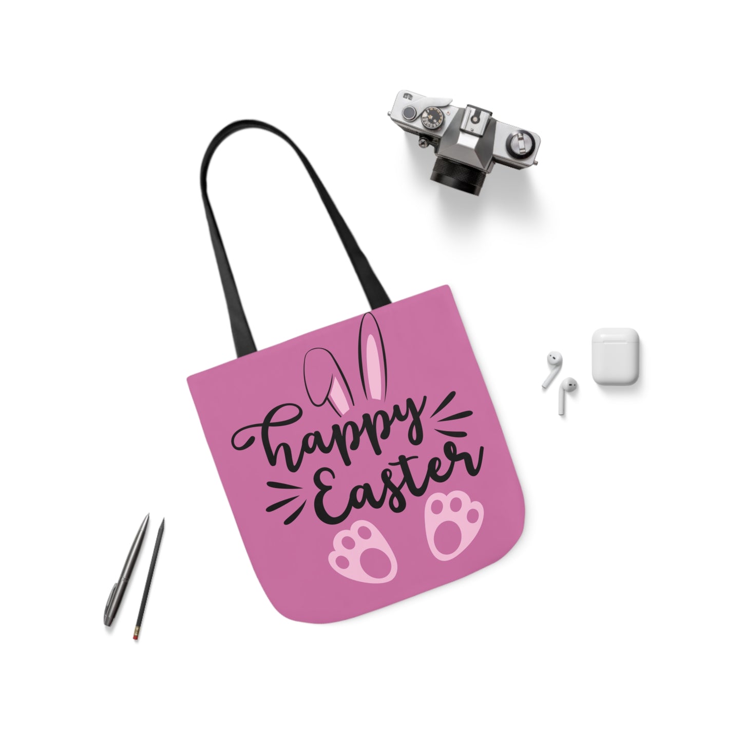 Easter - Canvas Tote Bag, 5-Color Straps