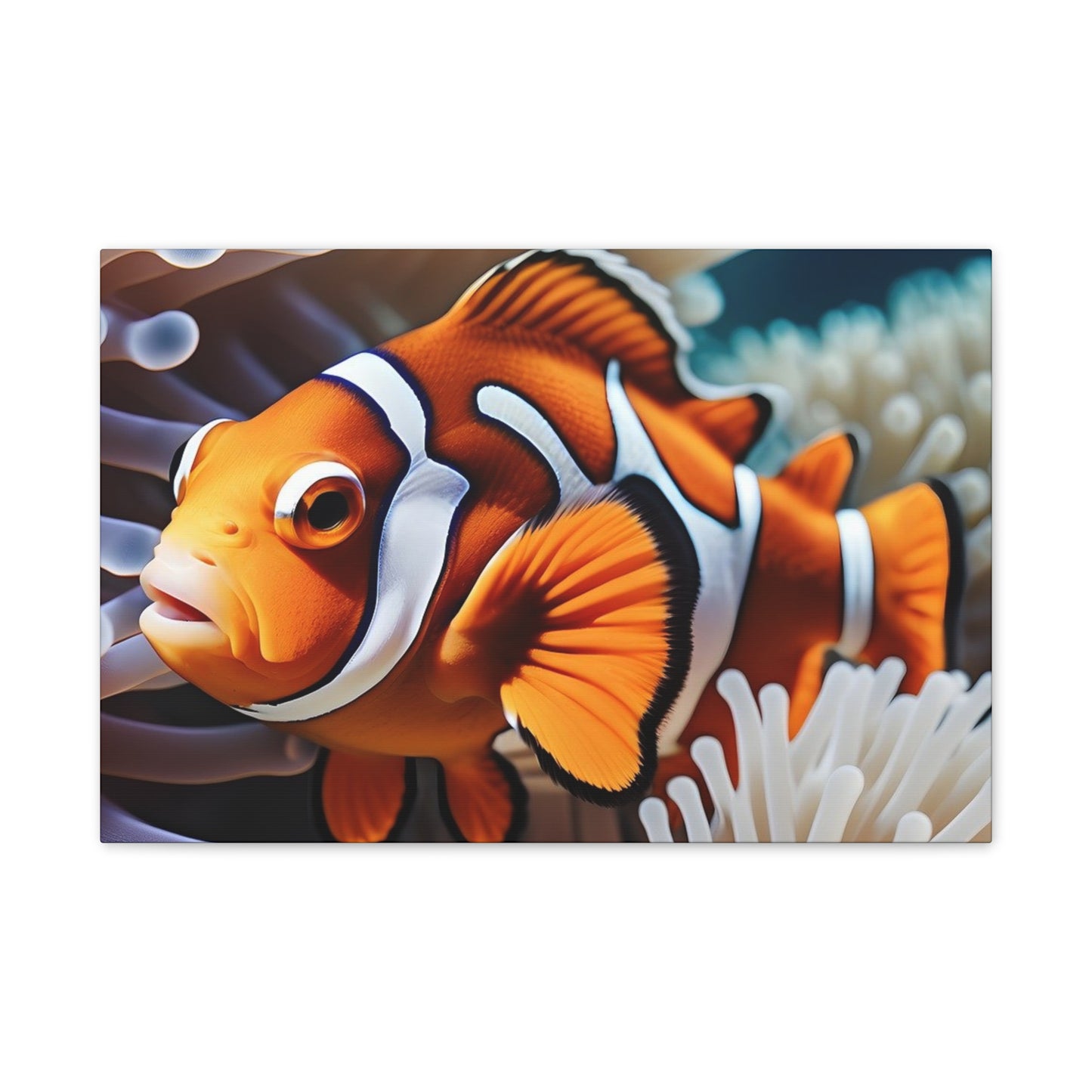 Clown Fish - Canvas Stretched, 0.75"