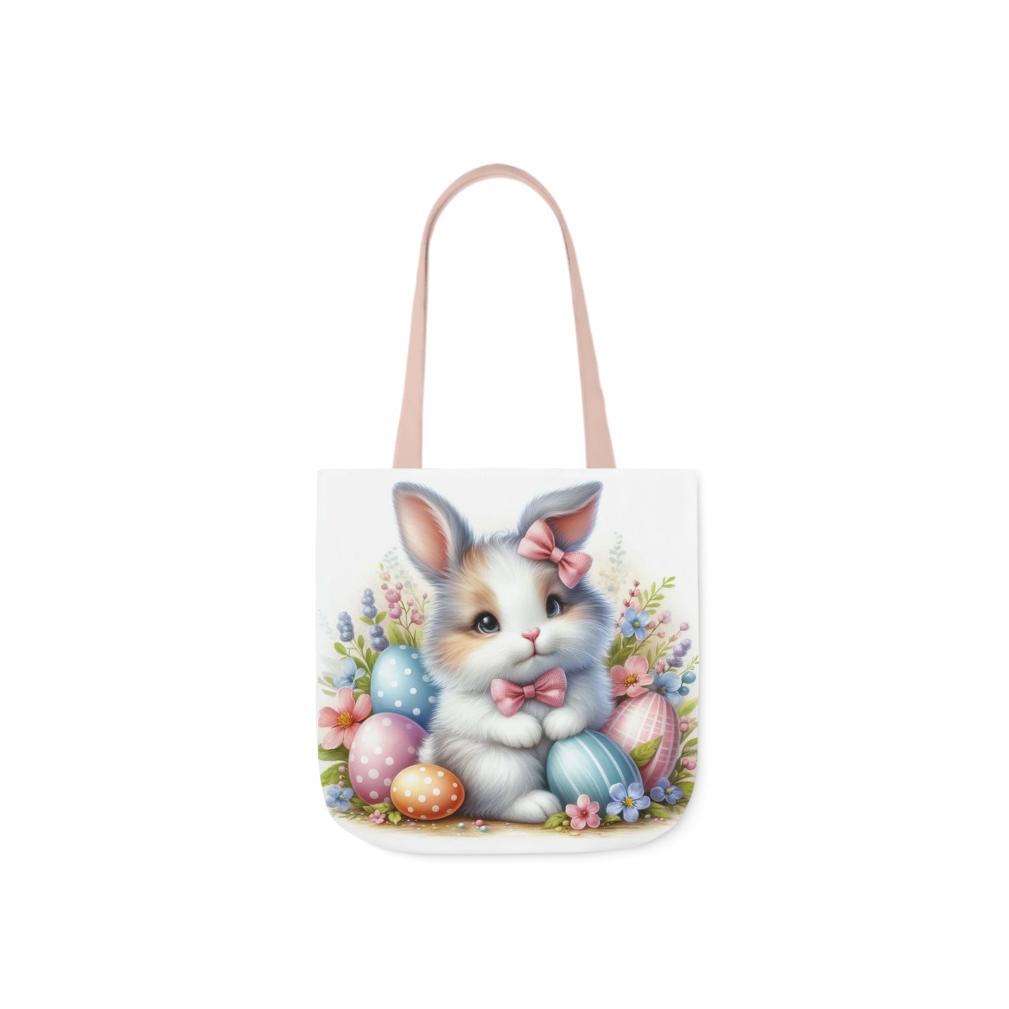 Easter - Canvas Tote Bag, 5-Color Straps -