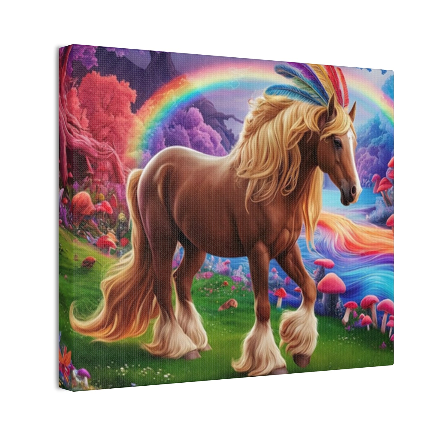 Colorful Horse - Canvas Stretched, 0.75"