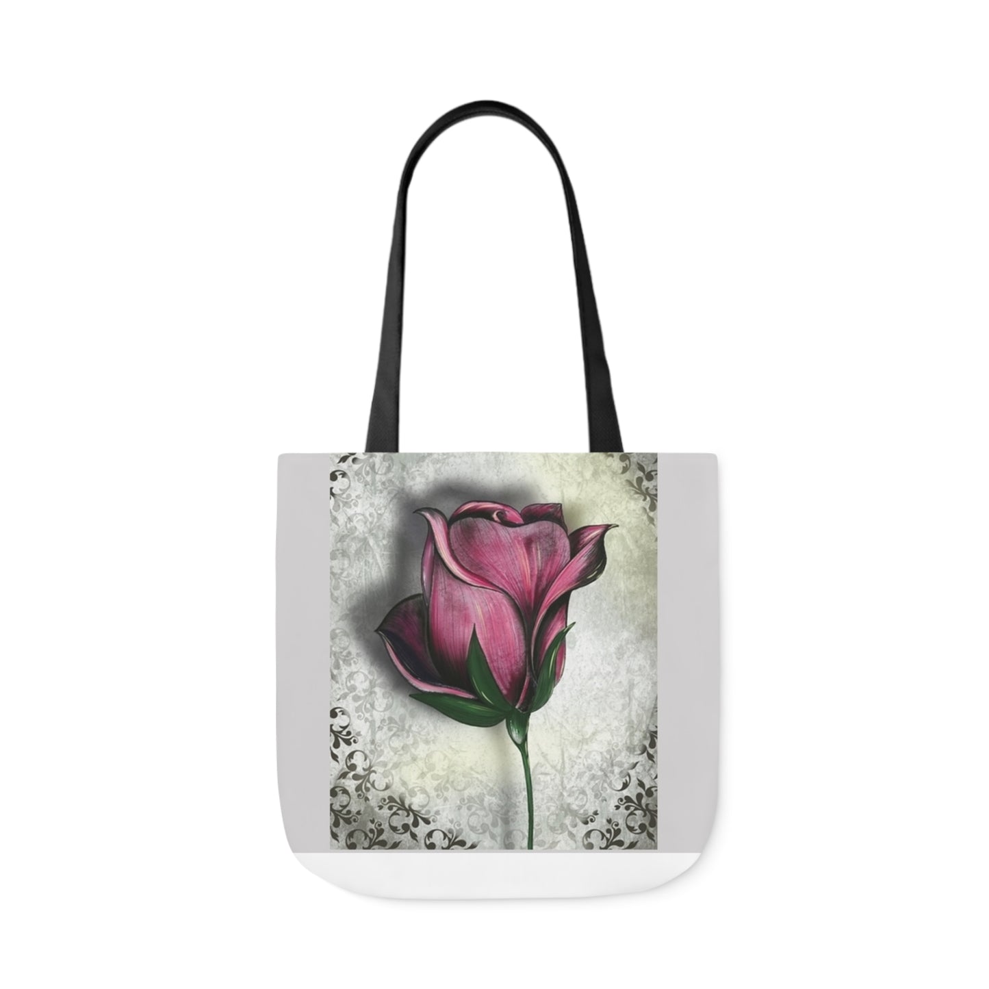 Rose - Canvas Tote Bag, 5-Color Straps