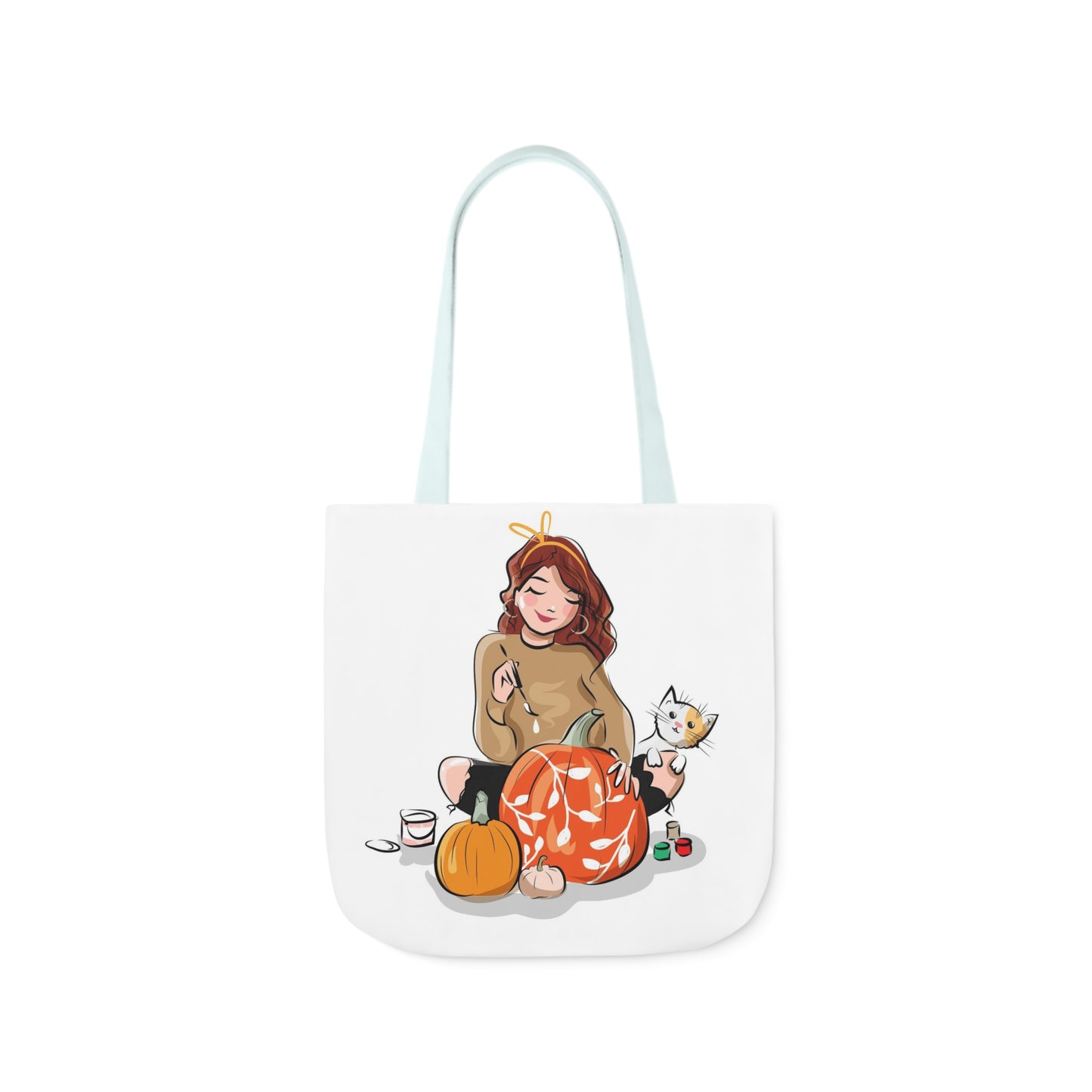 Painting - Canvas Tote Bag, 5-Color Straps