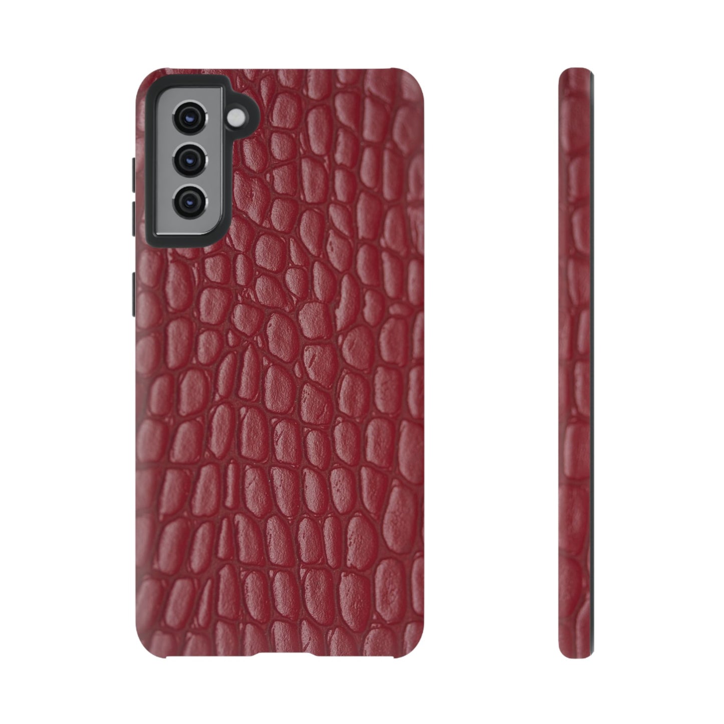 Red Leather - Tough Cases - Whimsical Phone Cases