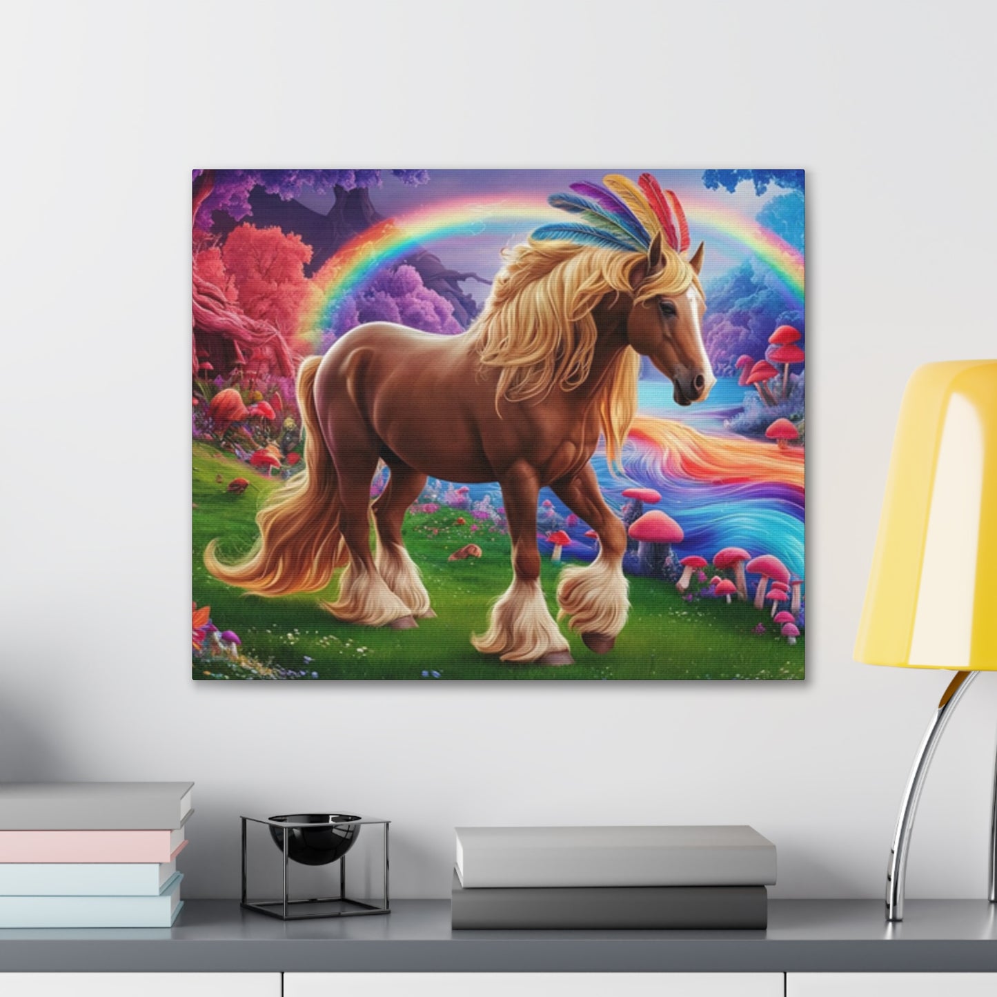 Colorful Horse - Canvas Stretched, 0.75"