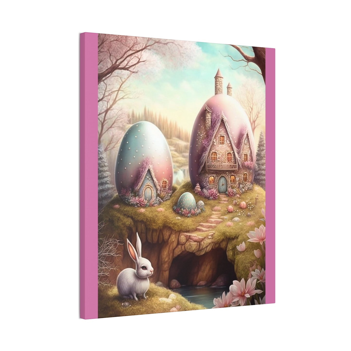 Bunny Hut - Canvas Stretched, 0.75" - Easter