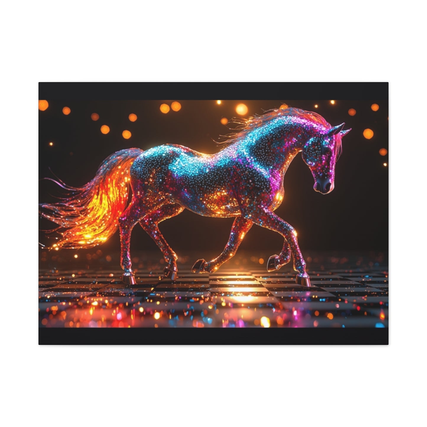 Bling Stallion - Canvas Stretched, 0.75"