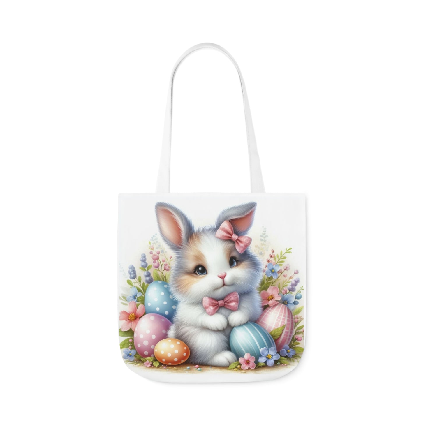 Easter - Canvas Tote Bag, 5-Color Straps -