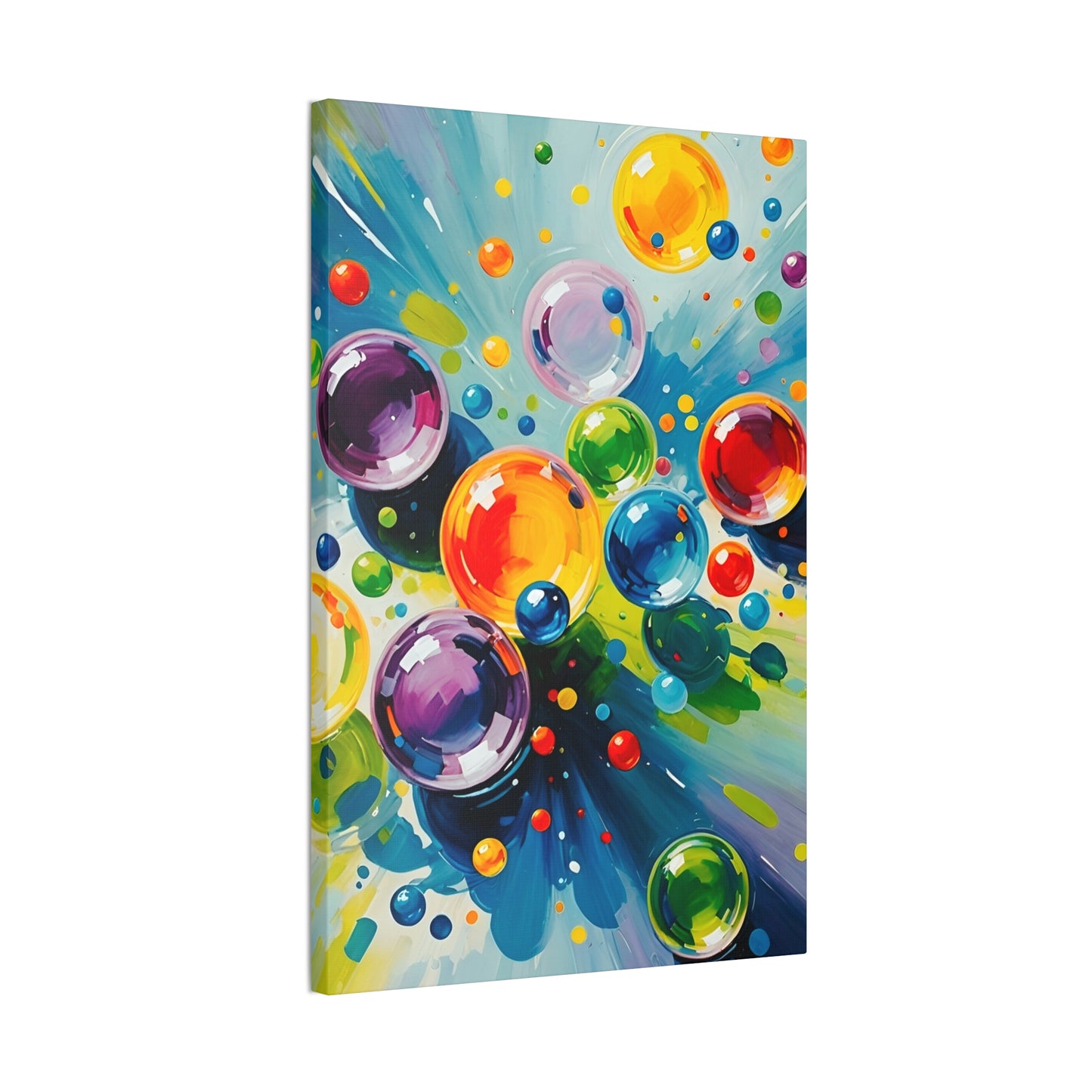 Colored Balls - Canvas Stretched, 0.75"