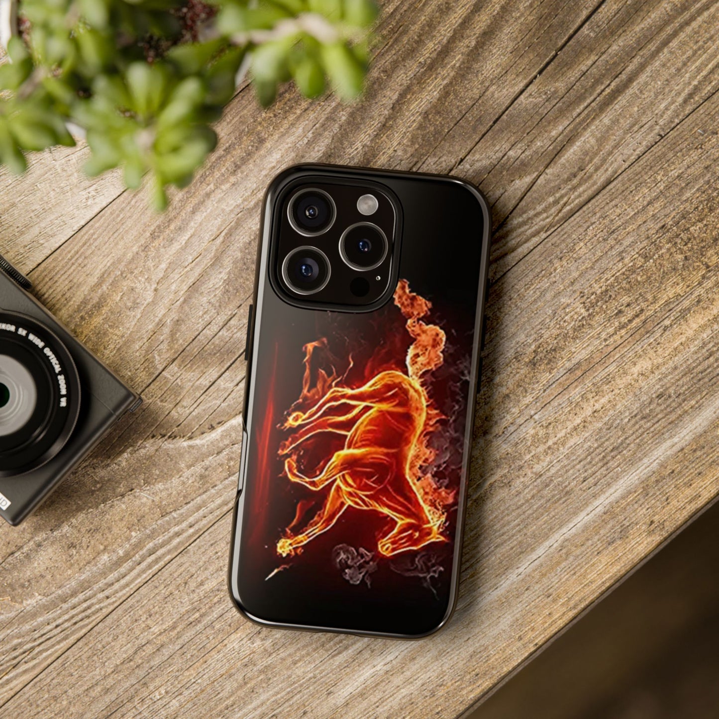 Burning Horse - Whimsical Phone Cases